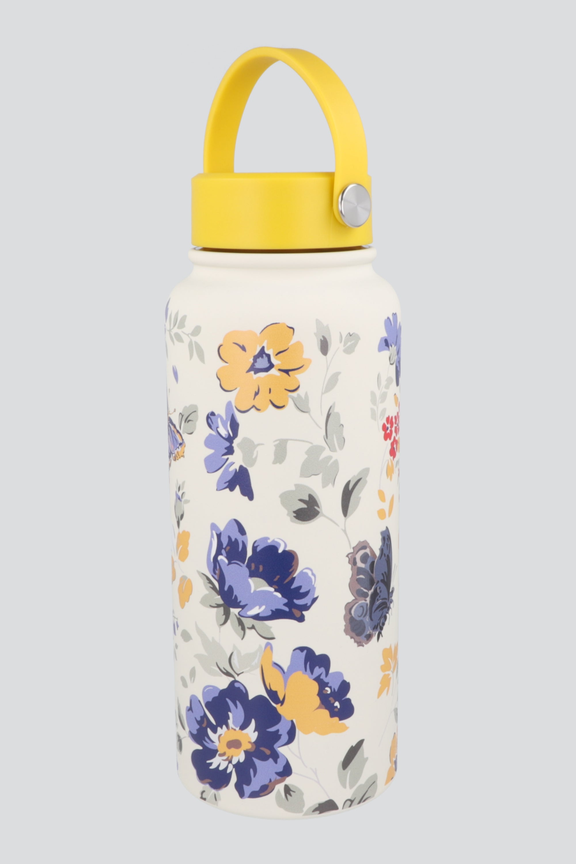 Termo print maxi flores 1000ml AMARILLO