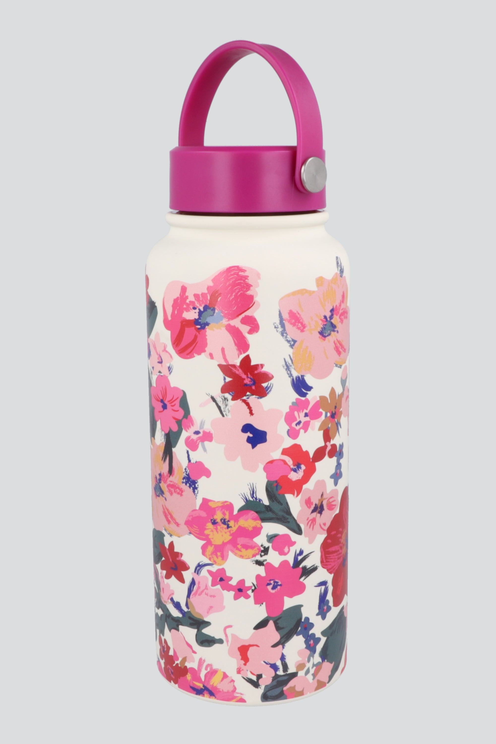 Termo print maxi flores 1000ml ROSA