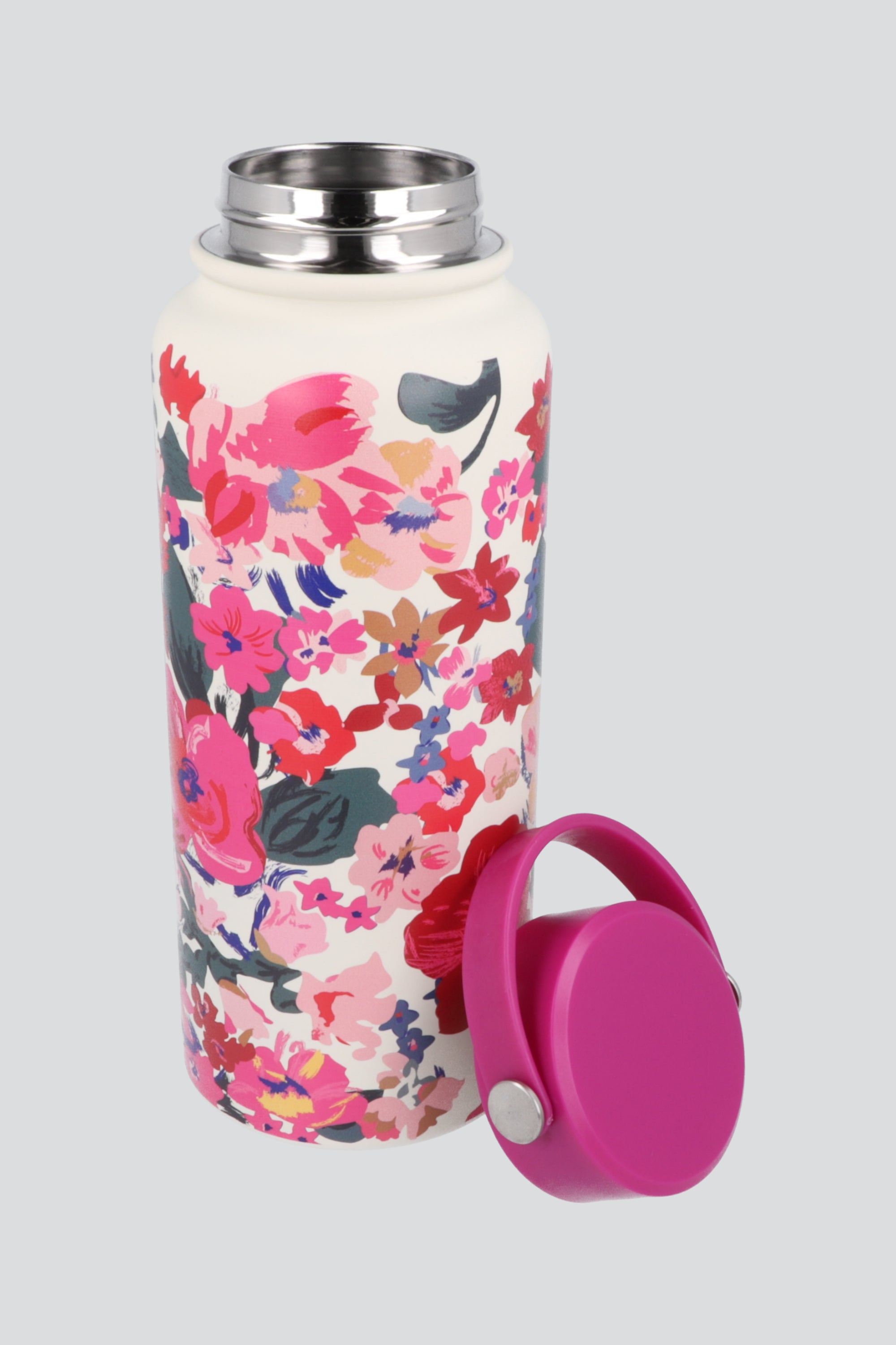 Termo print maxi flores 1000ml ROSA