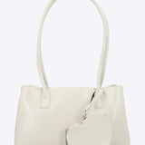 Bolsa estructurada shoulder charm corazon