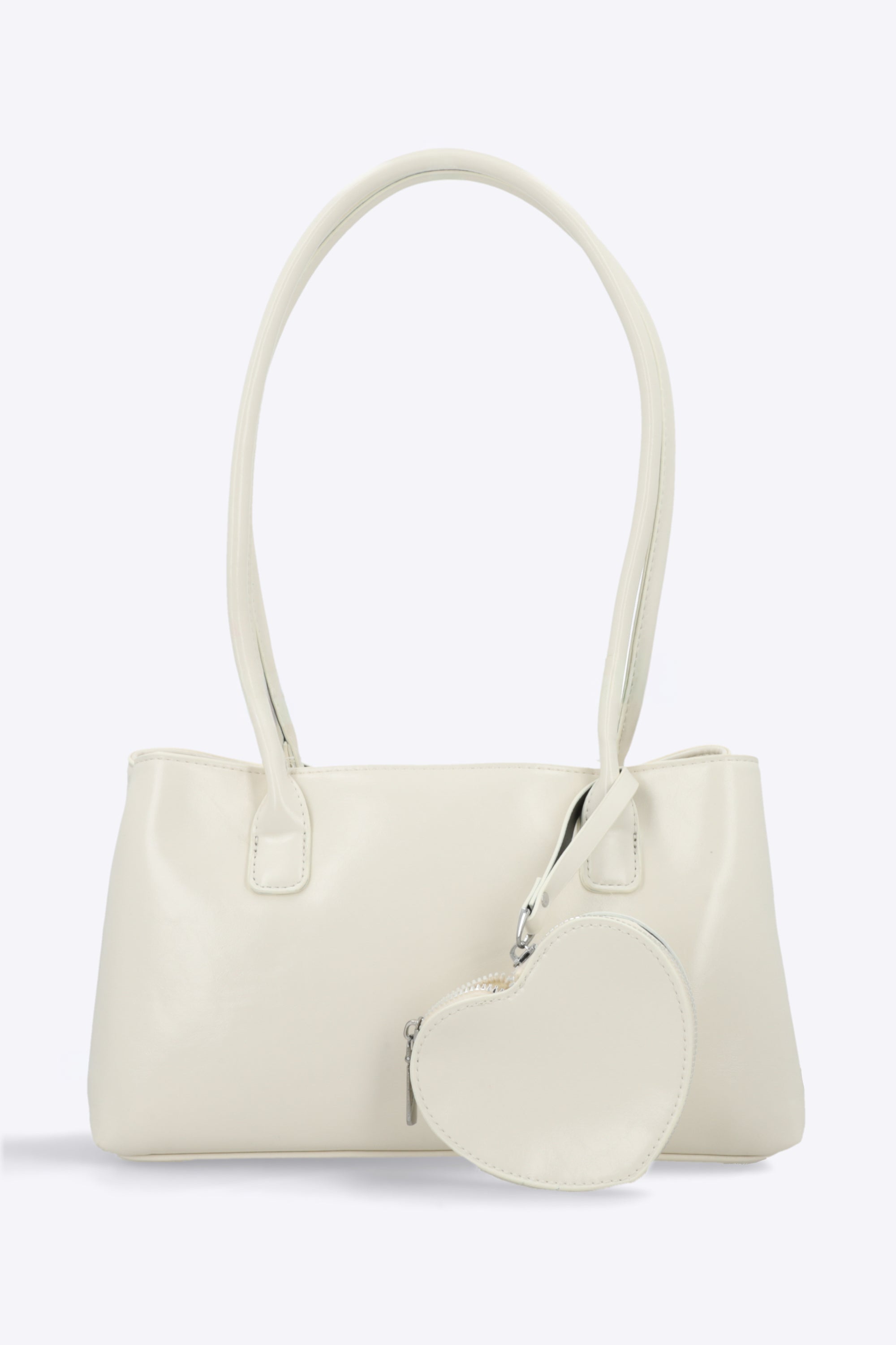 Bolsa estructurada shoulder charm corazon