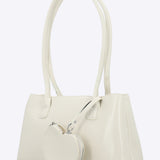 Bolsa estructurada shoulder charm corazon