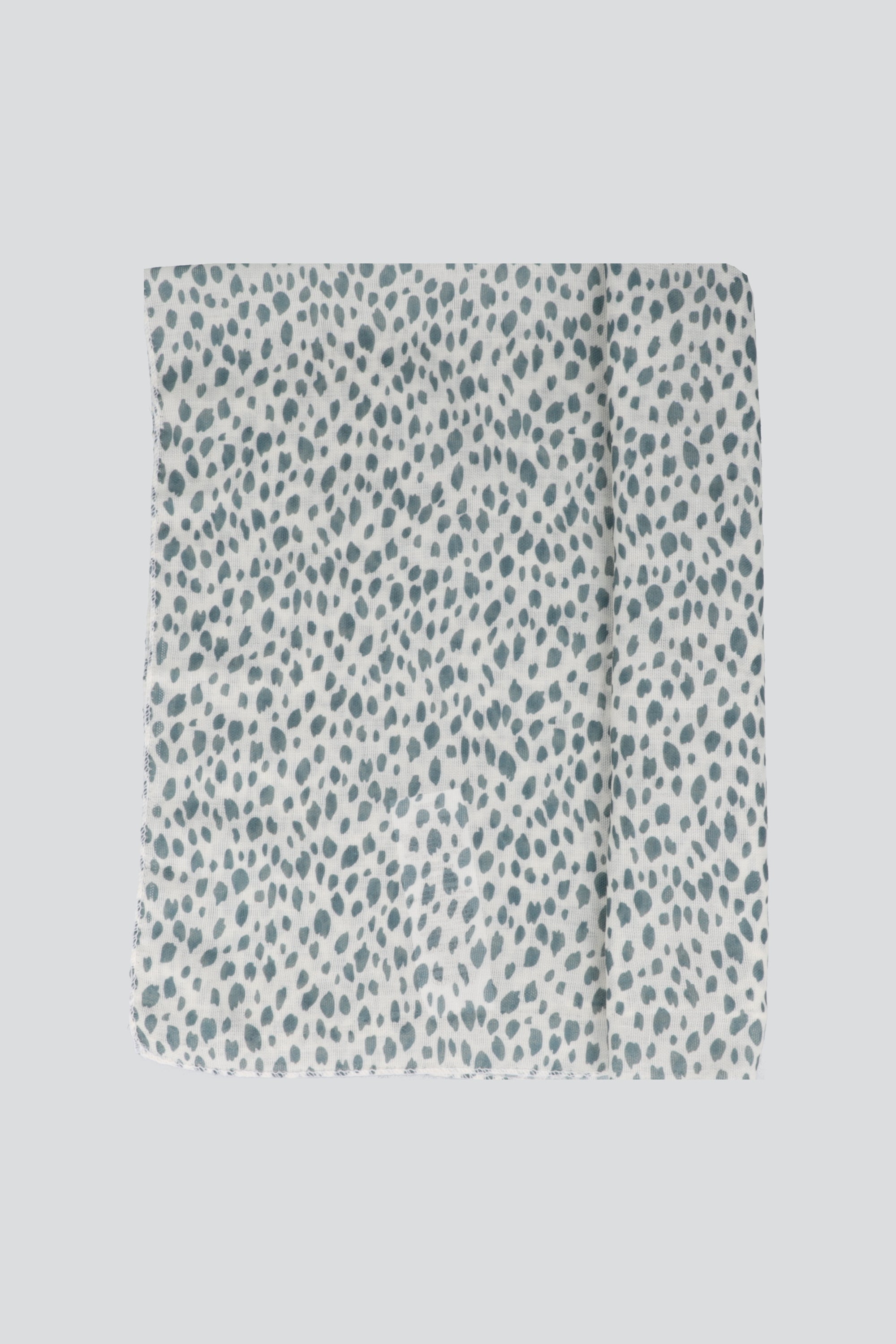 Pañuelo animal print puntos BLANCO