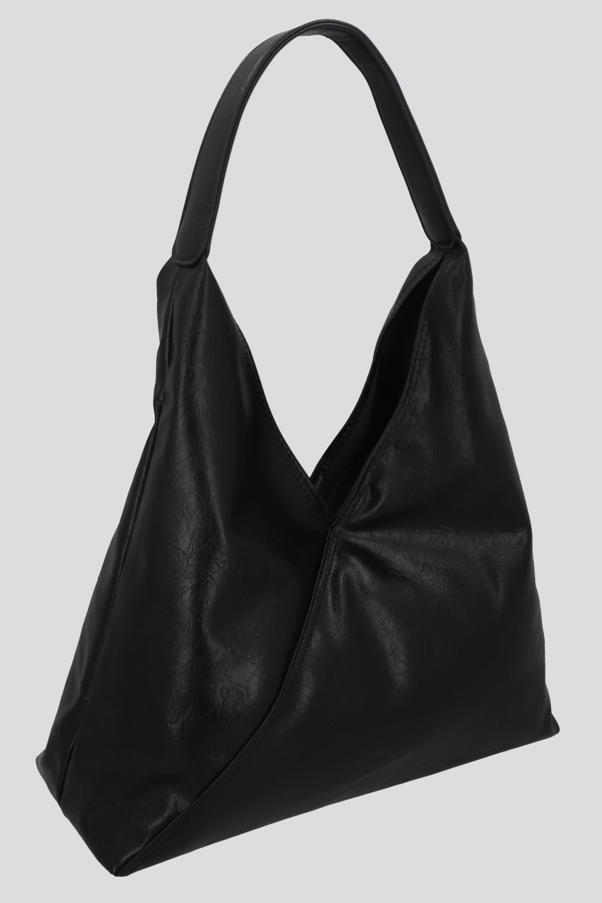 Bolsa slouchy diagonal NEGRO