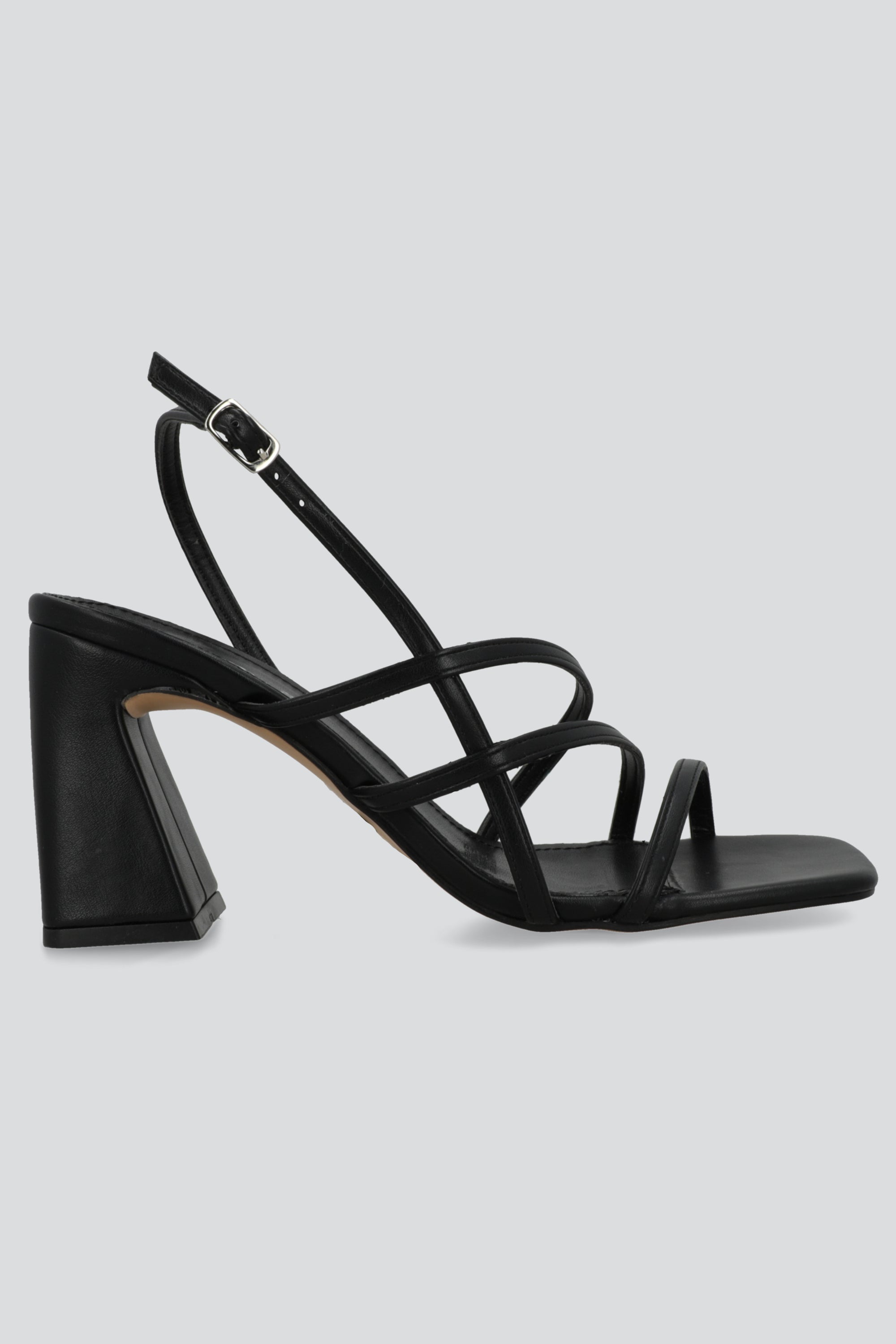 Tacon sencillo tiras entrelazadas NEGRO