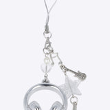 Cel charm headphones microfono