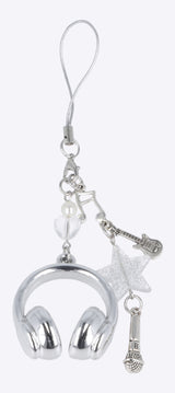 Cel charm headphones microfono