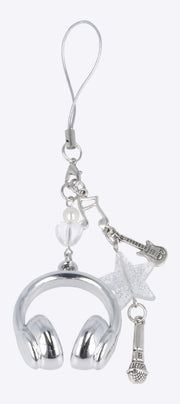 Cel charm headphones microfono