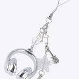 Cel charm headphones microfono
