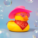 Patito vaquero decorativo