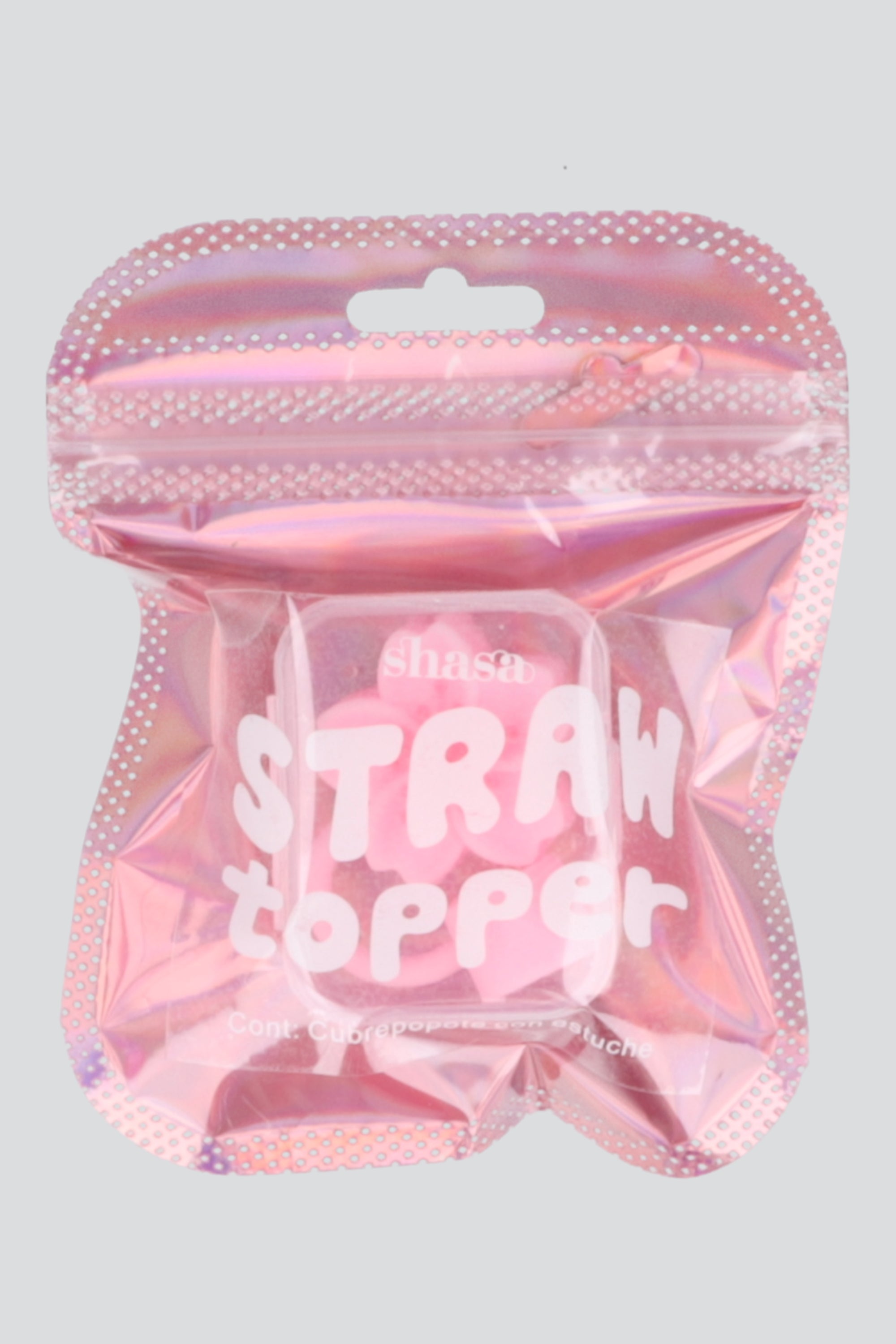 Cubre popote flor cerezo ROSA