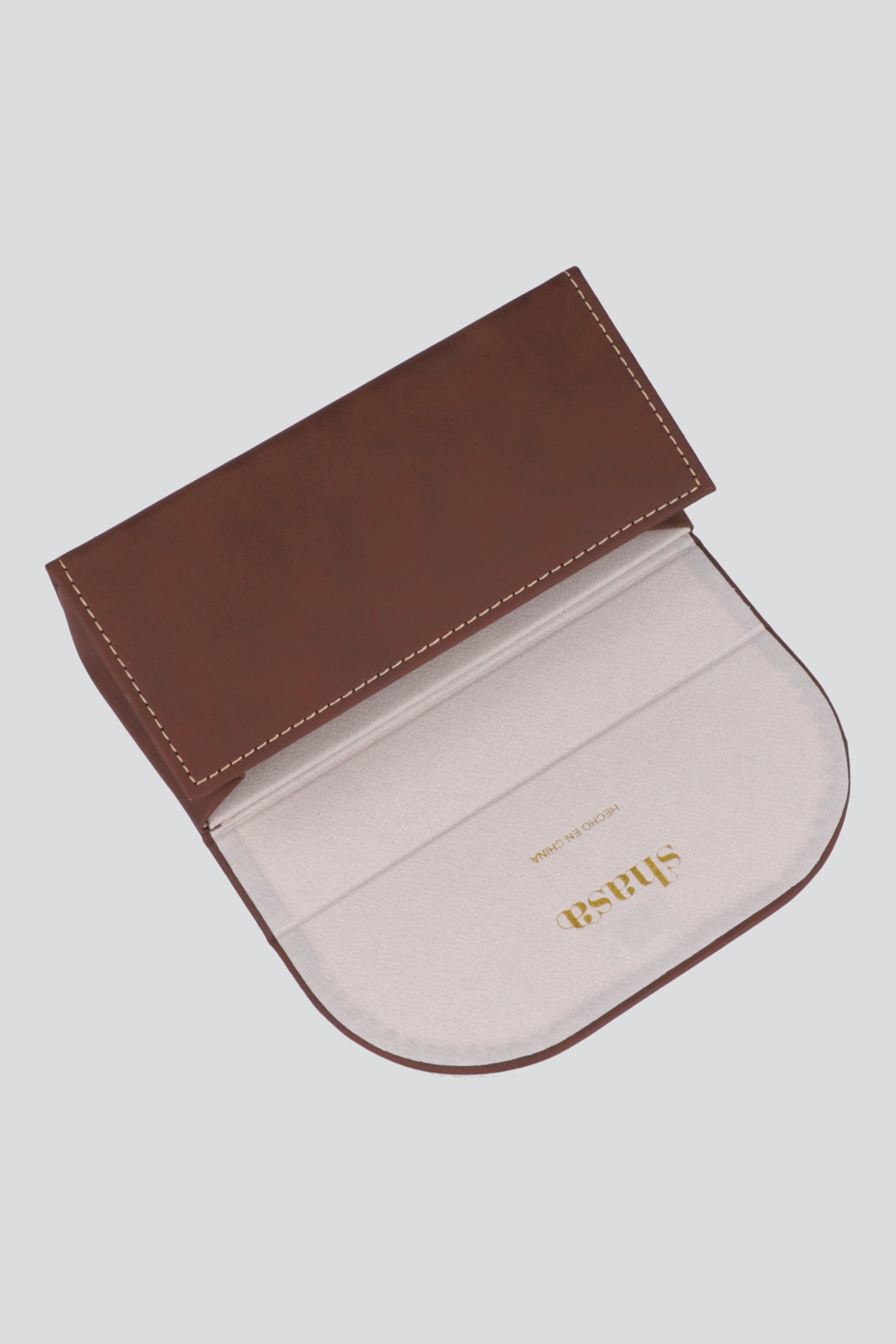 Funda lentes cuadrada PU CAFE