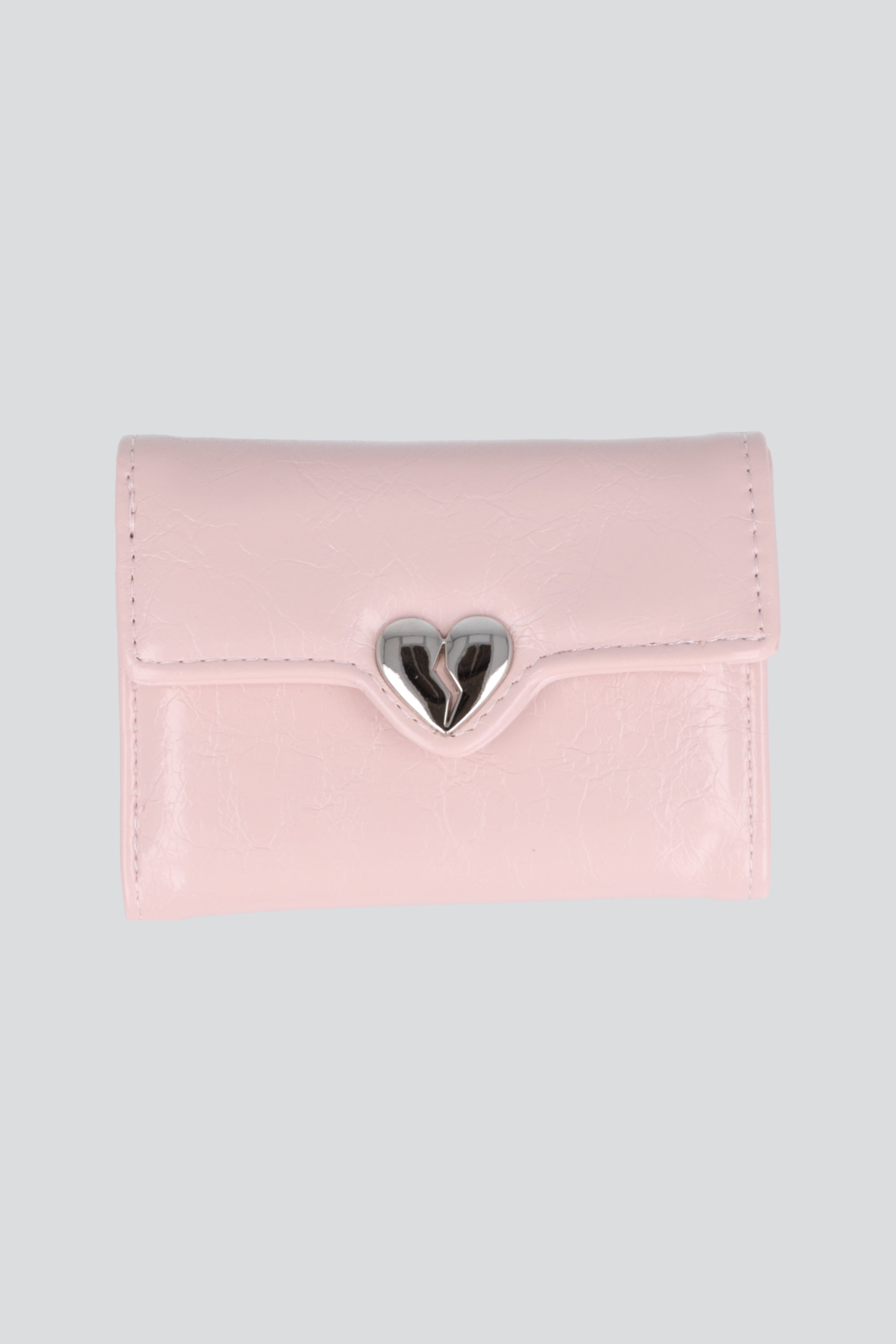Cartera croco corazon