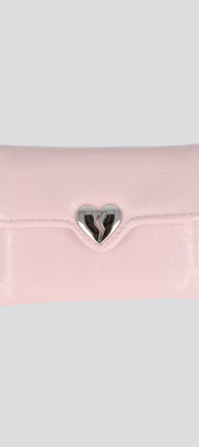 Cartera croco corazon