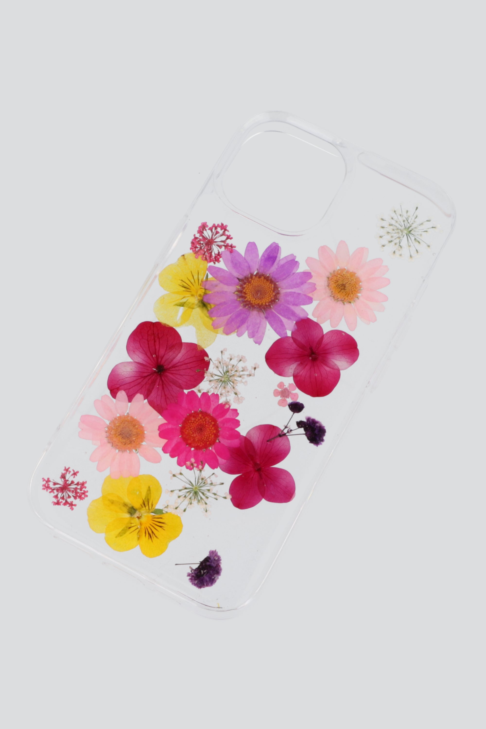 Funda iphone 15 flores multi encapsuladas MULTICOLOR