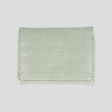 Cartera croco pastel