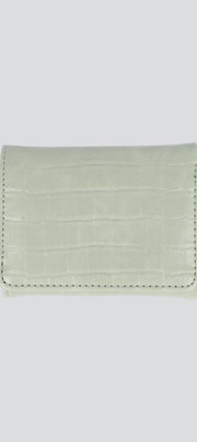 Cartera croco pastel