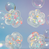 Set 4 squishies mini huellitas