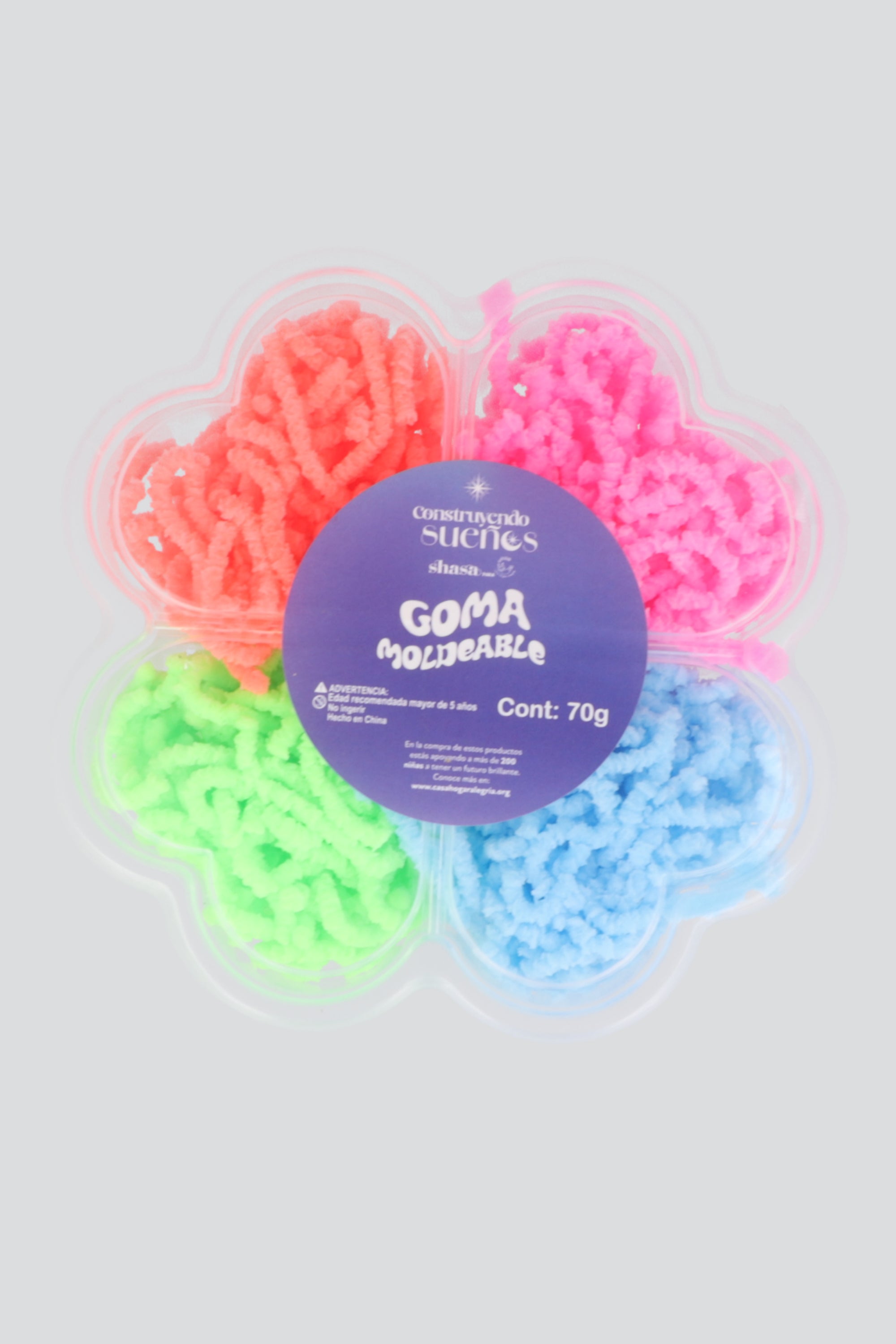 Slime gusanos divertidos MULTICOLOR