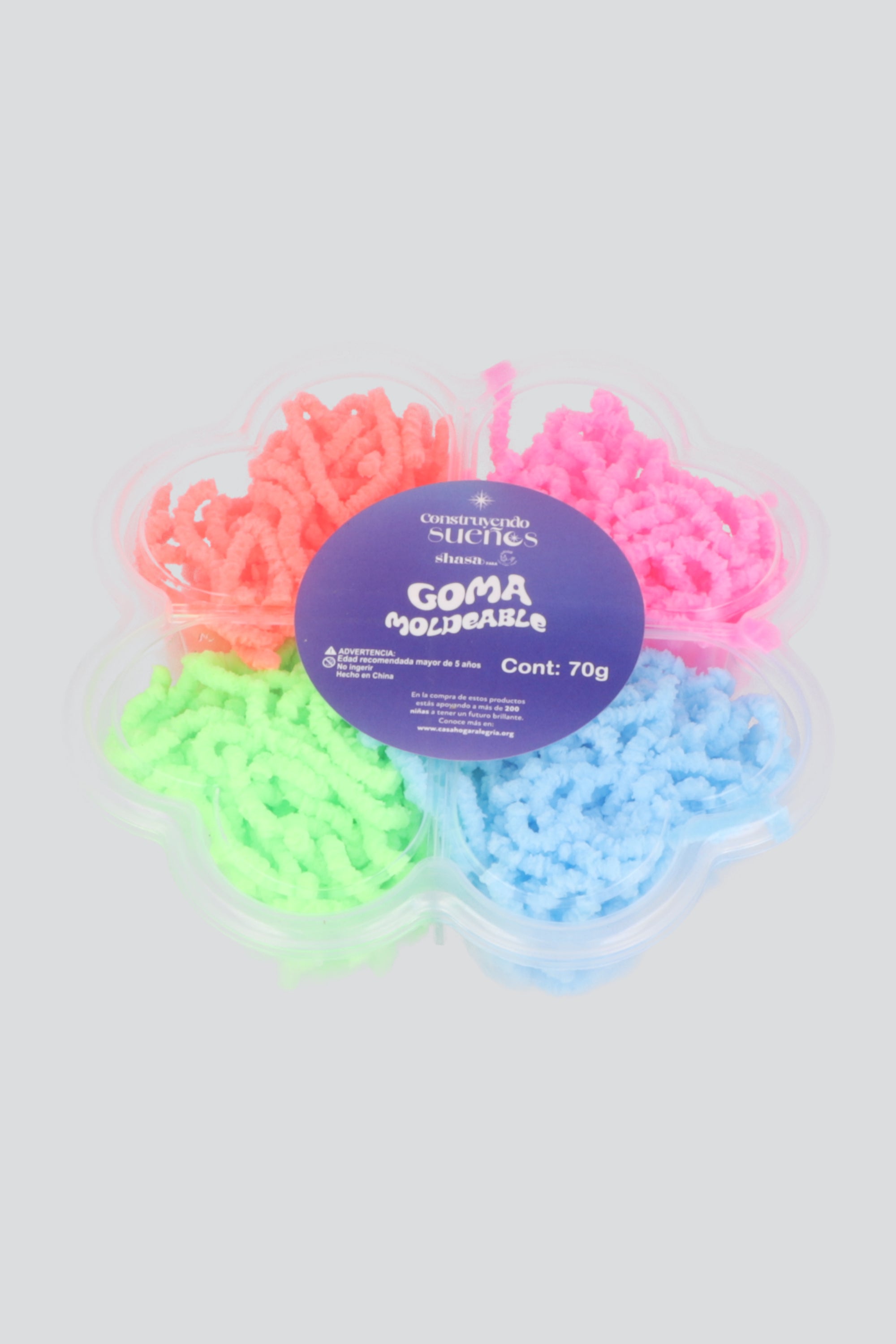 Slime gusanos divertidos MULTICOLOR