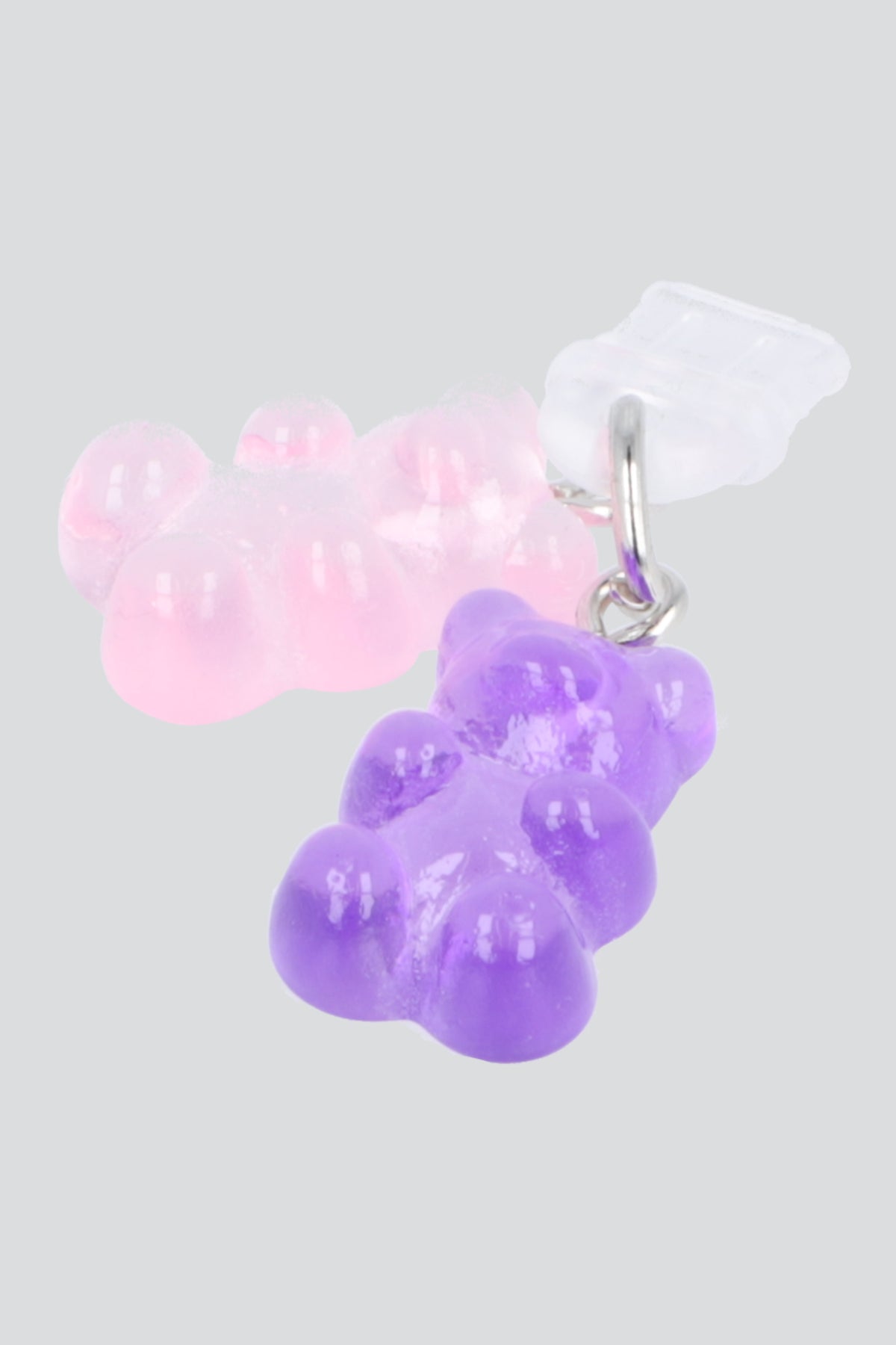 Cel charm gummy bears tipo c MORADO