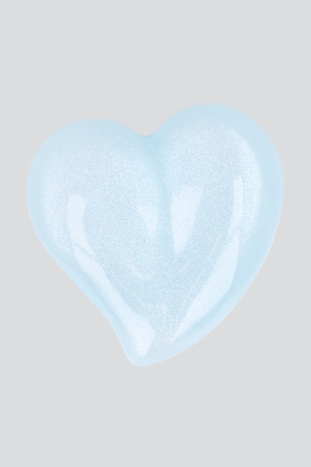 Anillo para cel corazón traslúcido AZUL