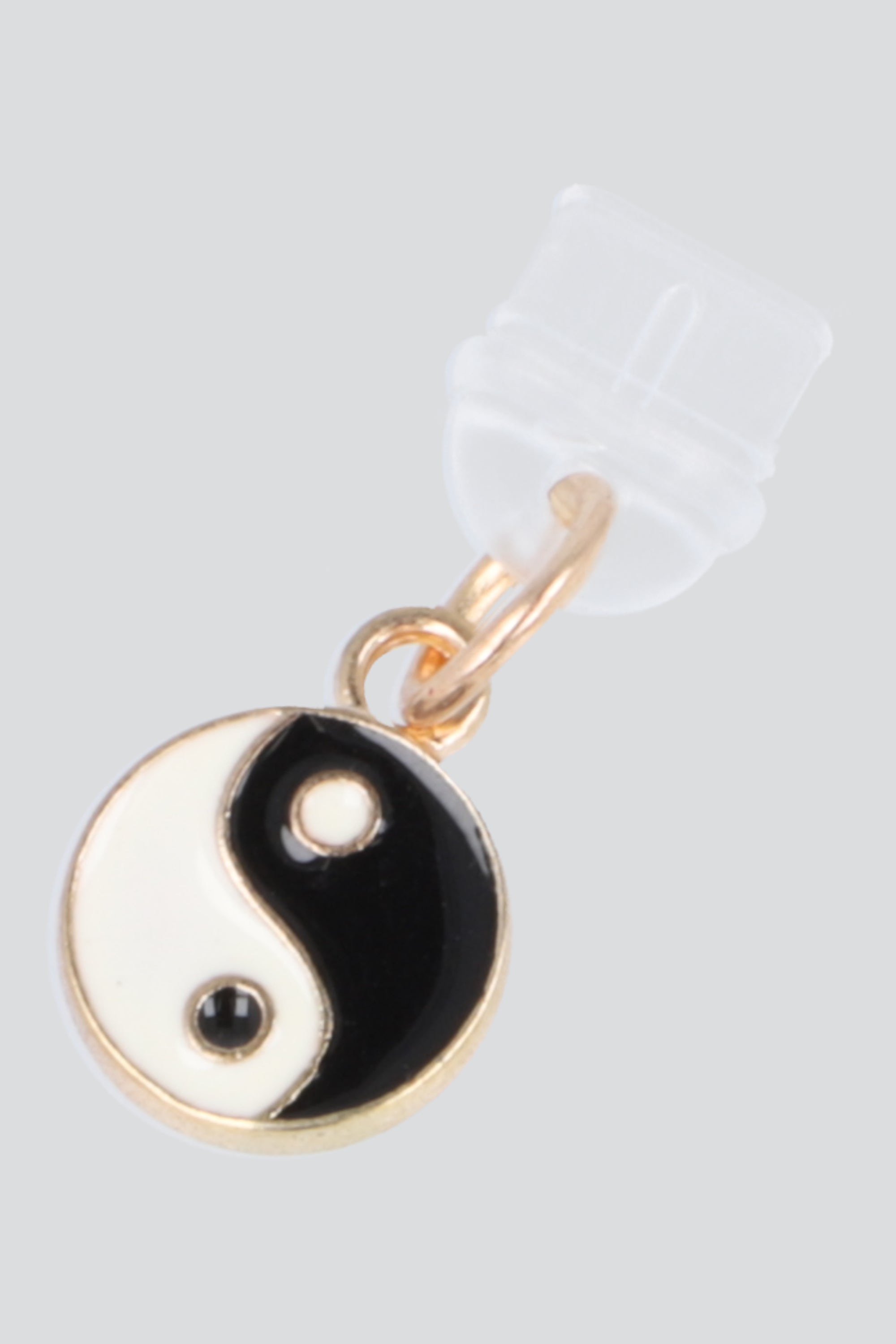 Cel charm ying yang tipo c NEGRO