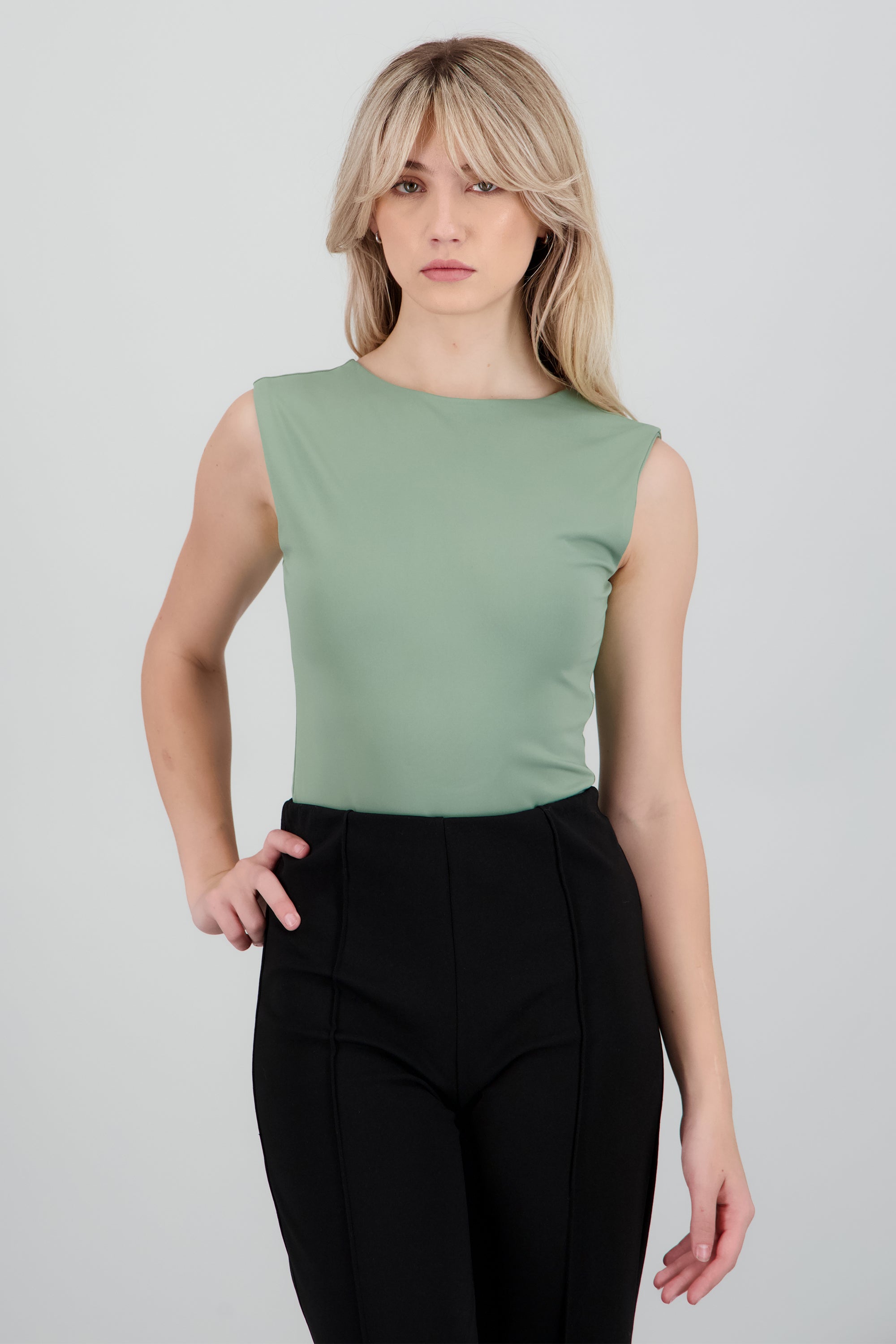 Bodysuit cuello redondo escote espalda SAGE