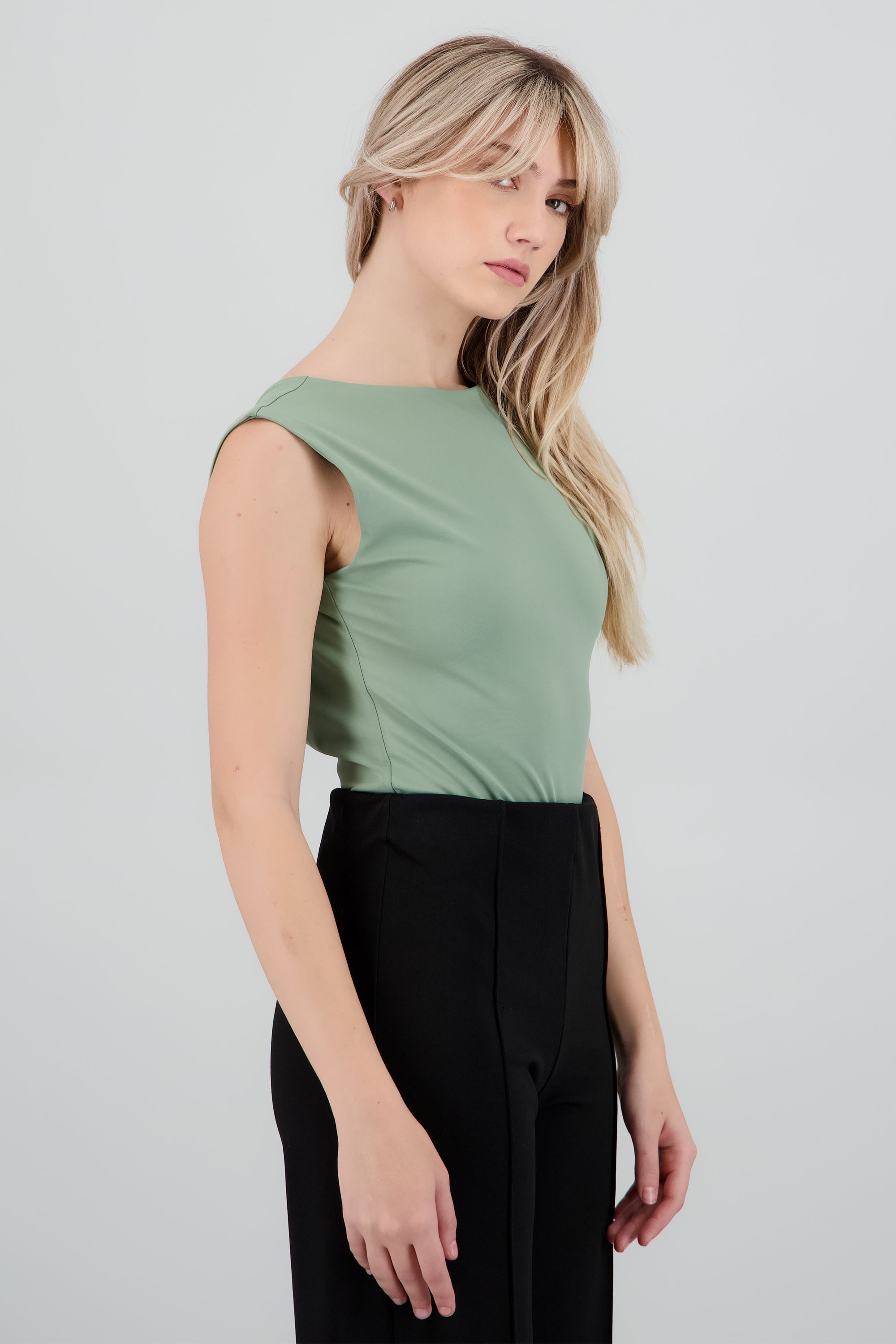 Bodysuit cuello redondo escote espalda SAGE