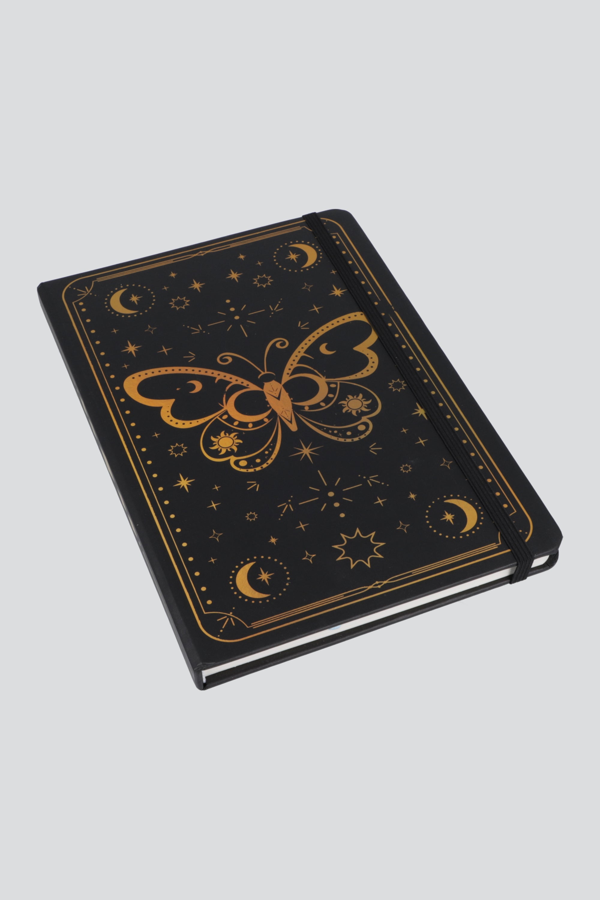 Libreta 80 hojas prints esotéricos NEGRO