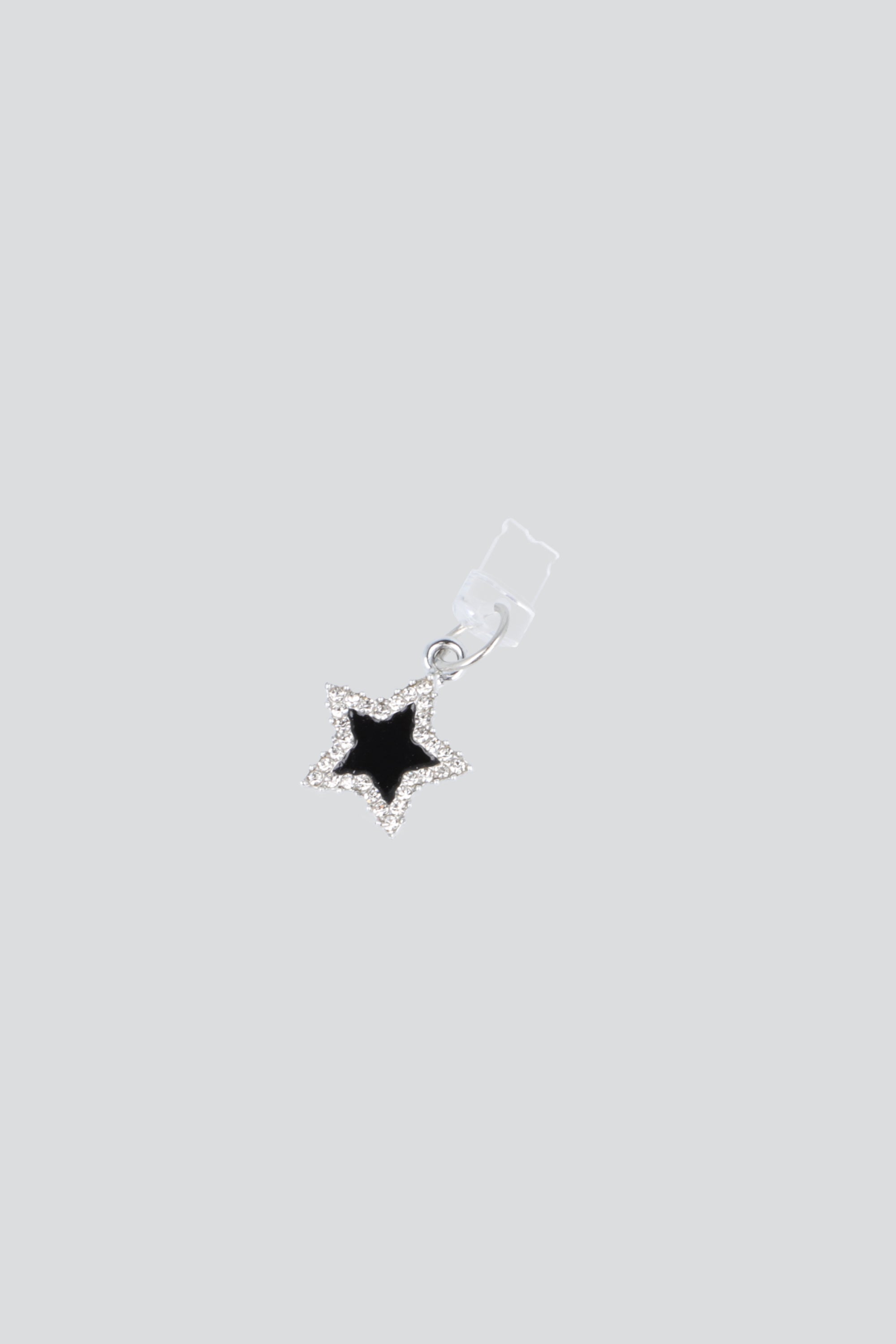 Cel charm estrella brillos lightning NEGRO