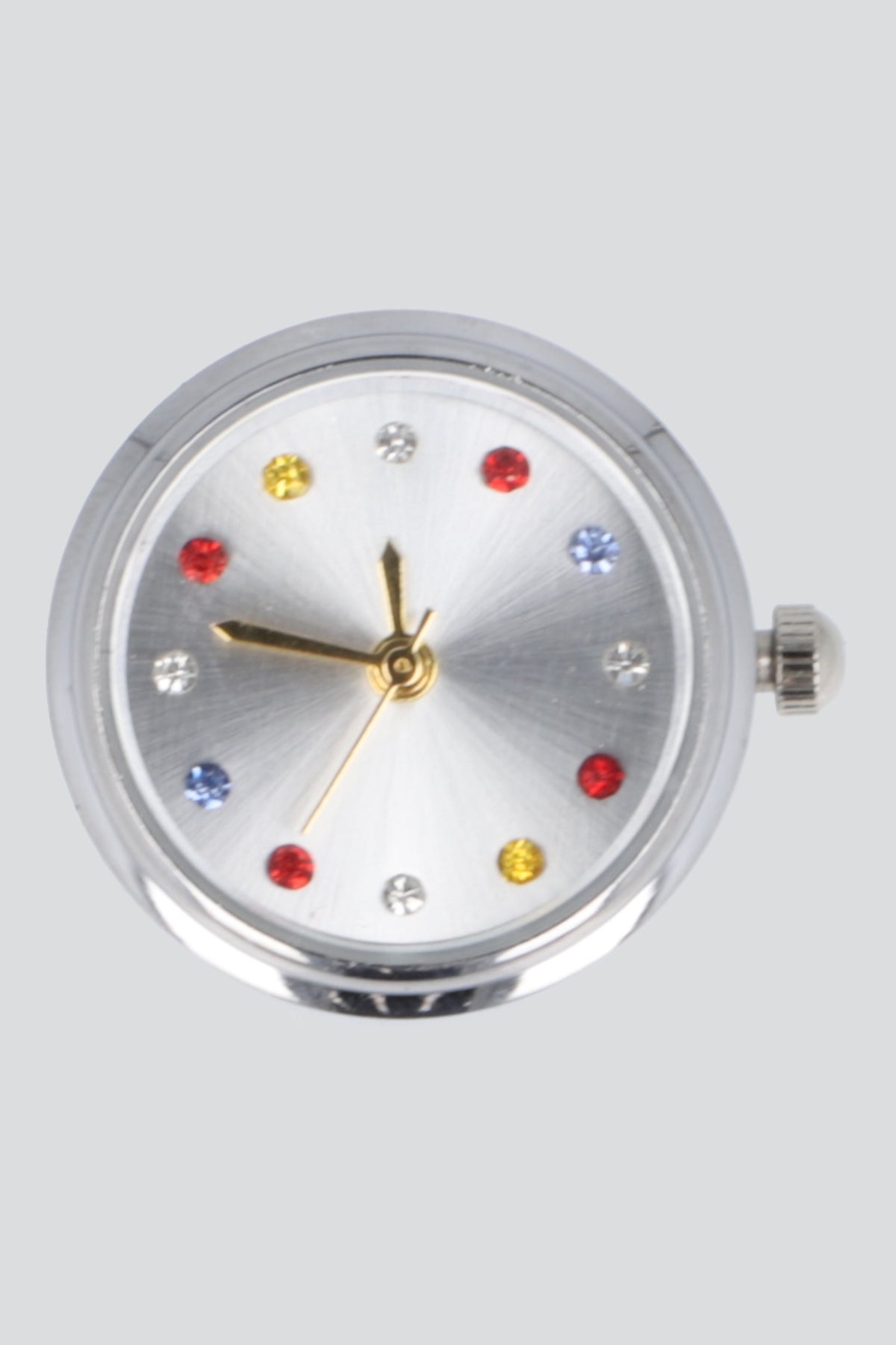 Anillo reloj detalle color PLATA