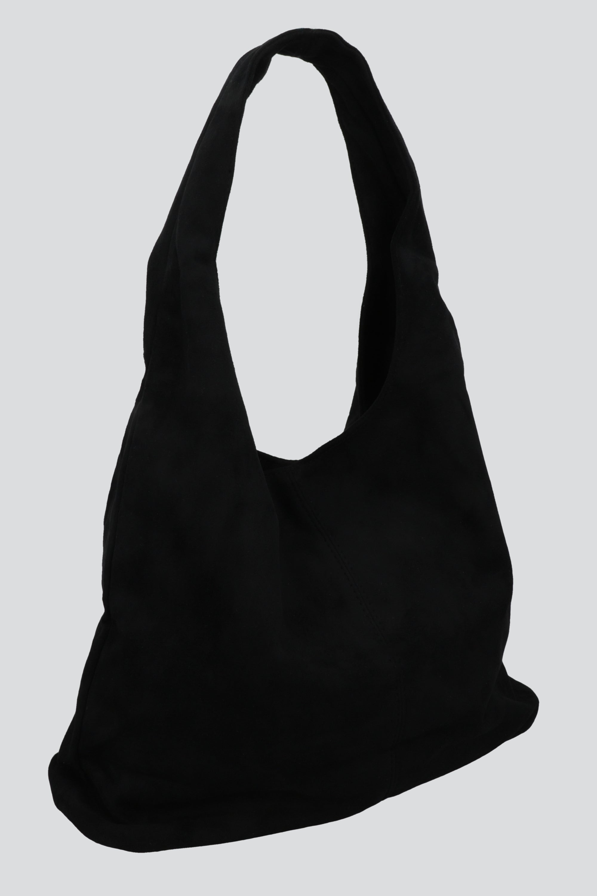 Bolsa hobo slouchy gamucina NEGRO