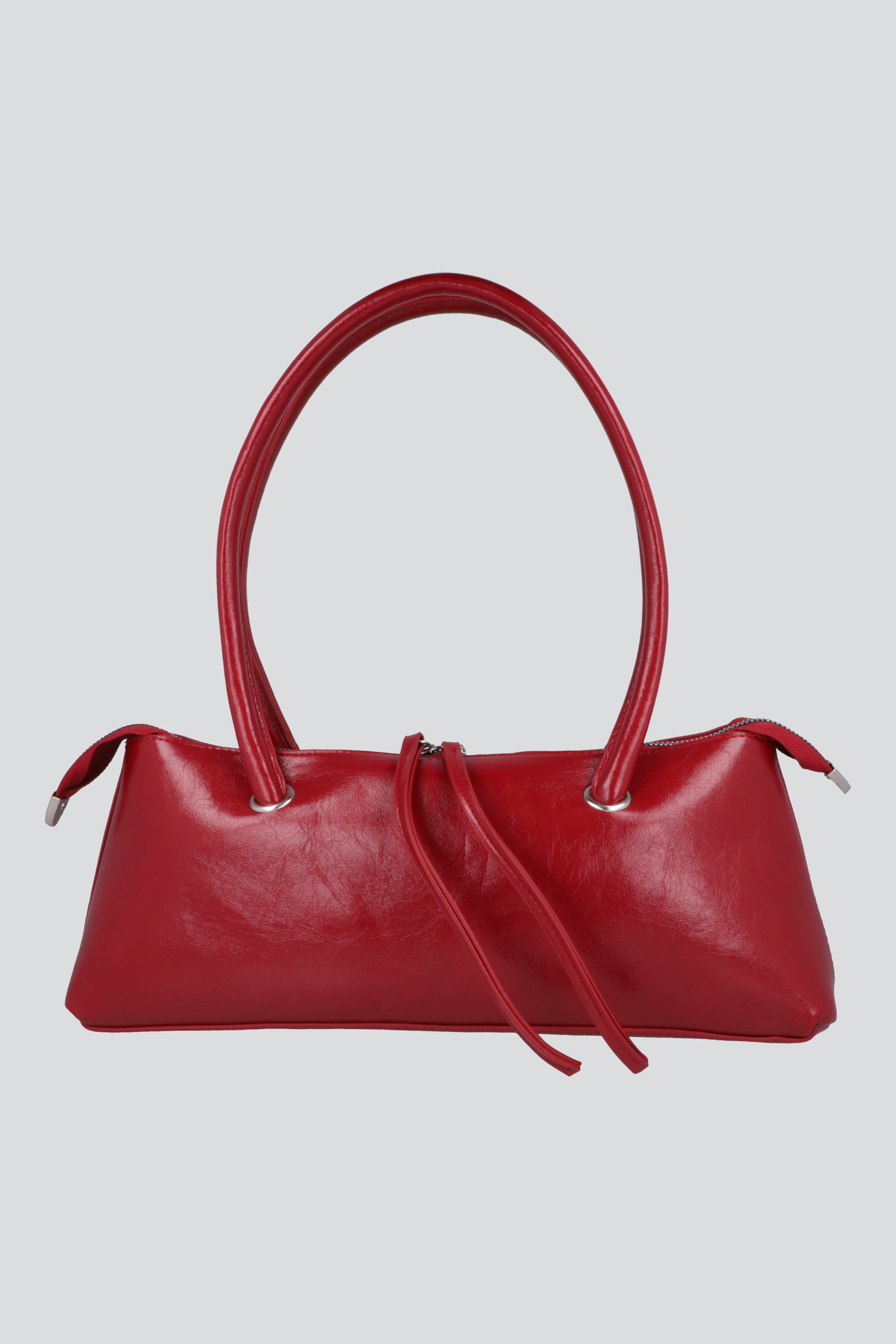 Bolsa baguette larga charol VINO