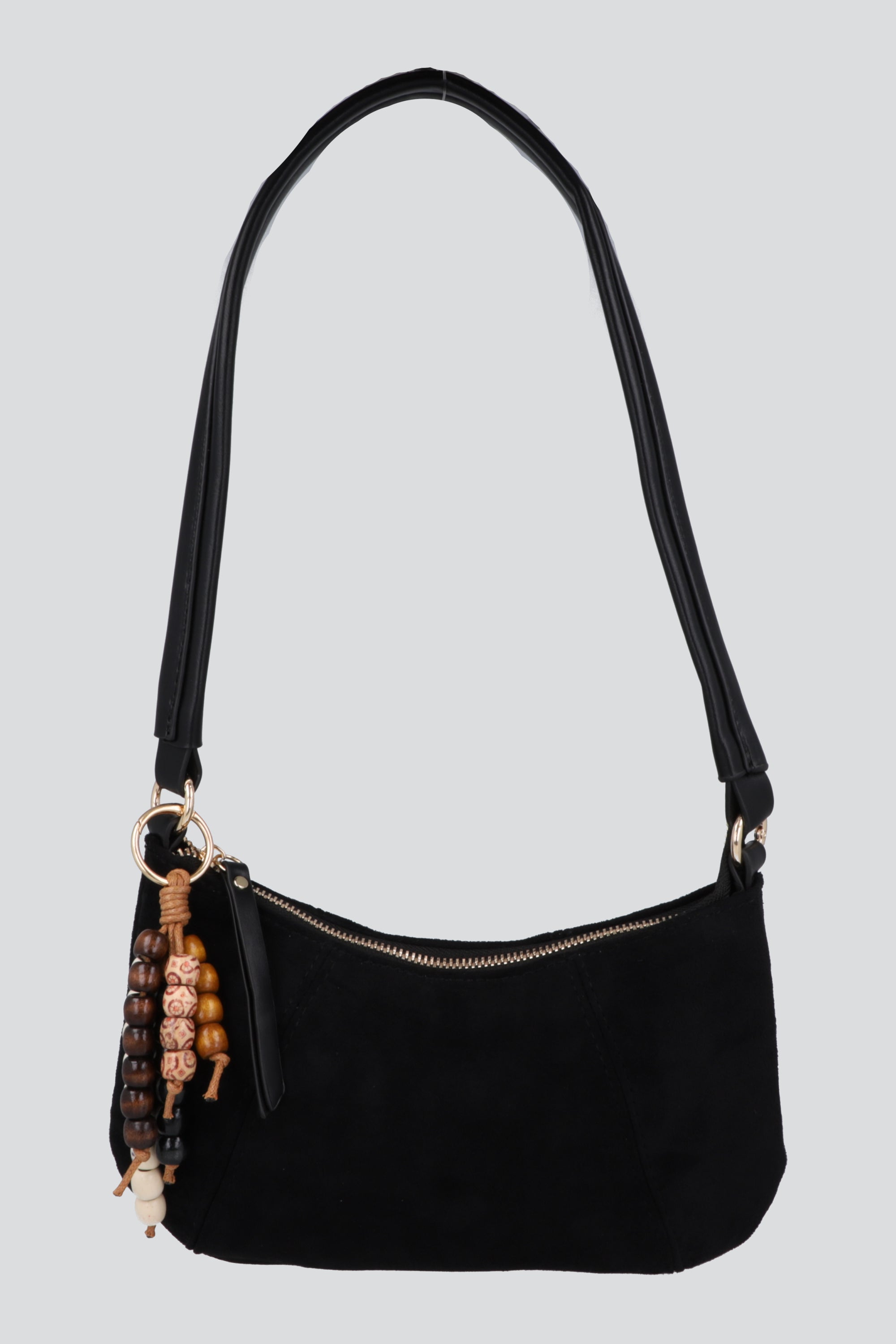Bolsa shoulder charm boho NEGRO