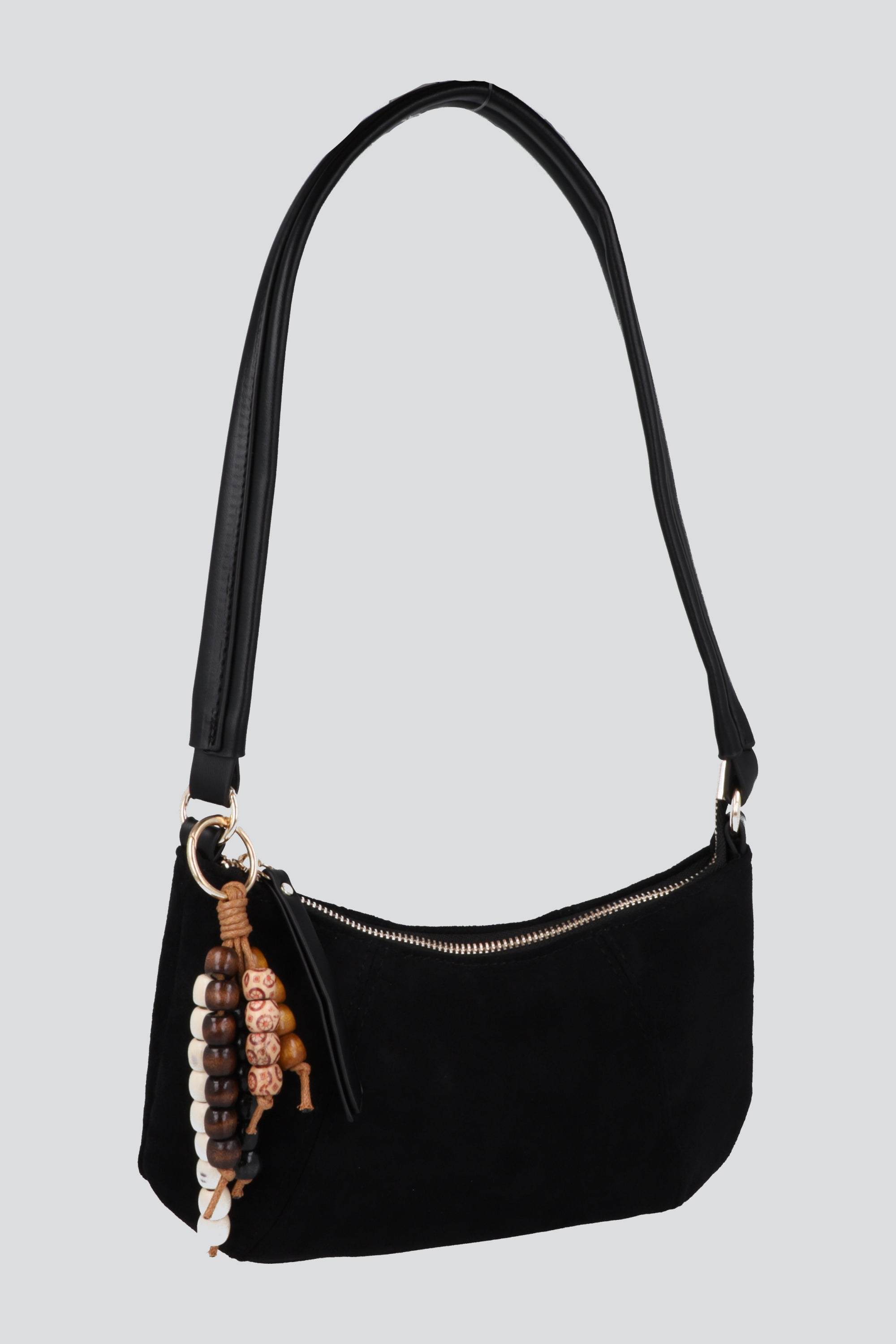Bolsa shoulder charm boho NEGRO