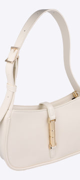 Bolsa shoulder estructurada hebilla larga