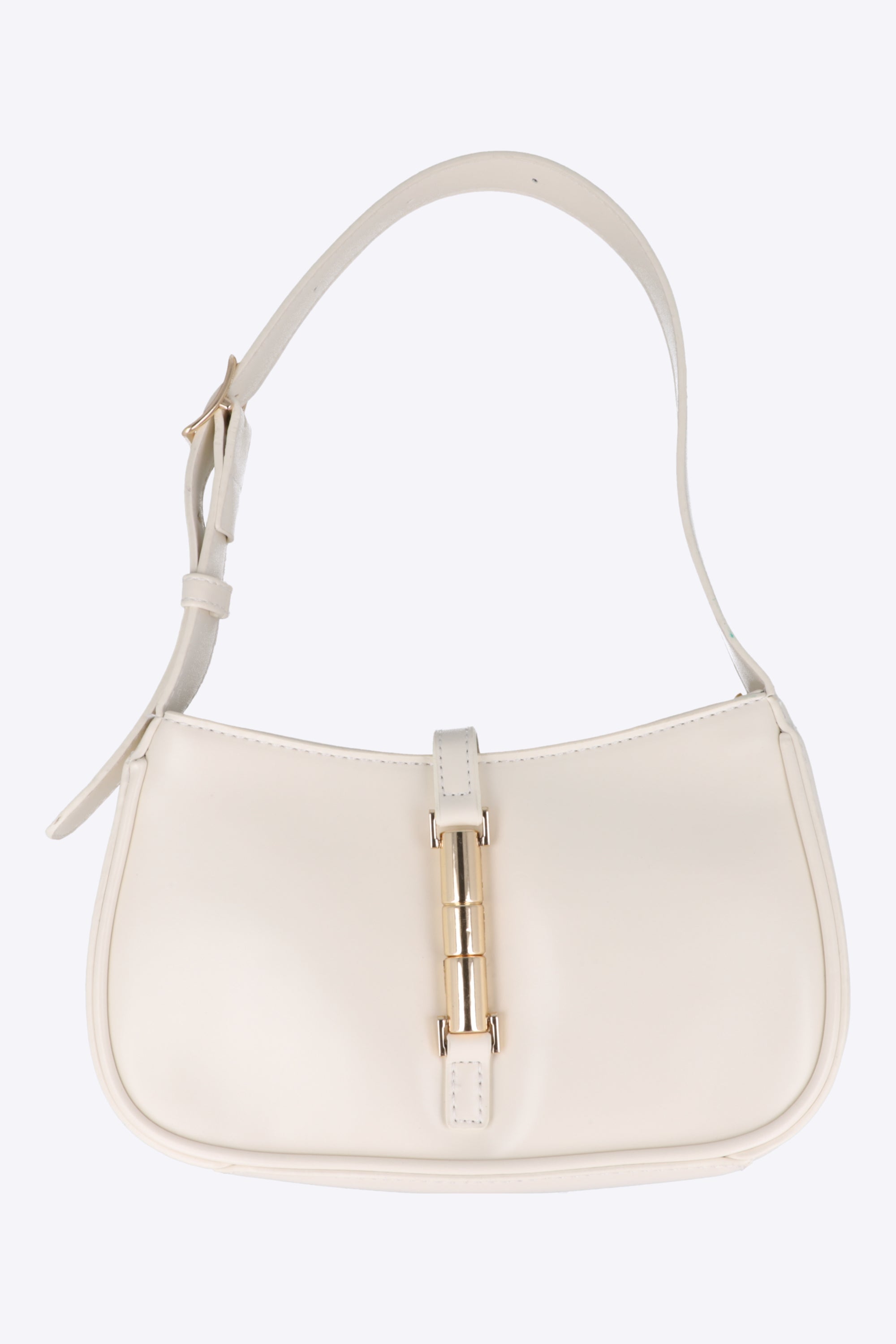 Bolsa shoulder estructurada hebilla larga