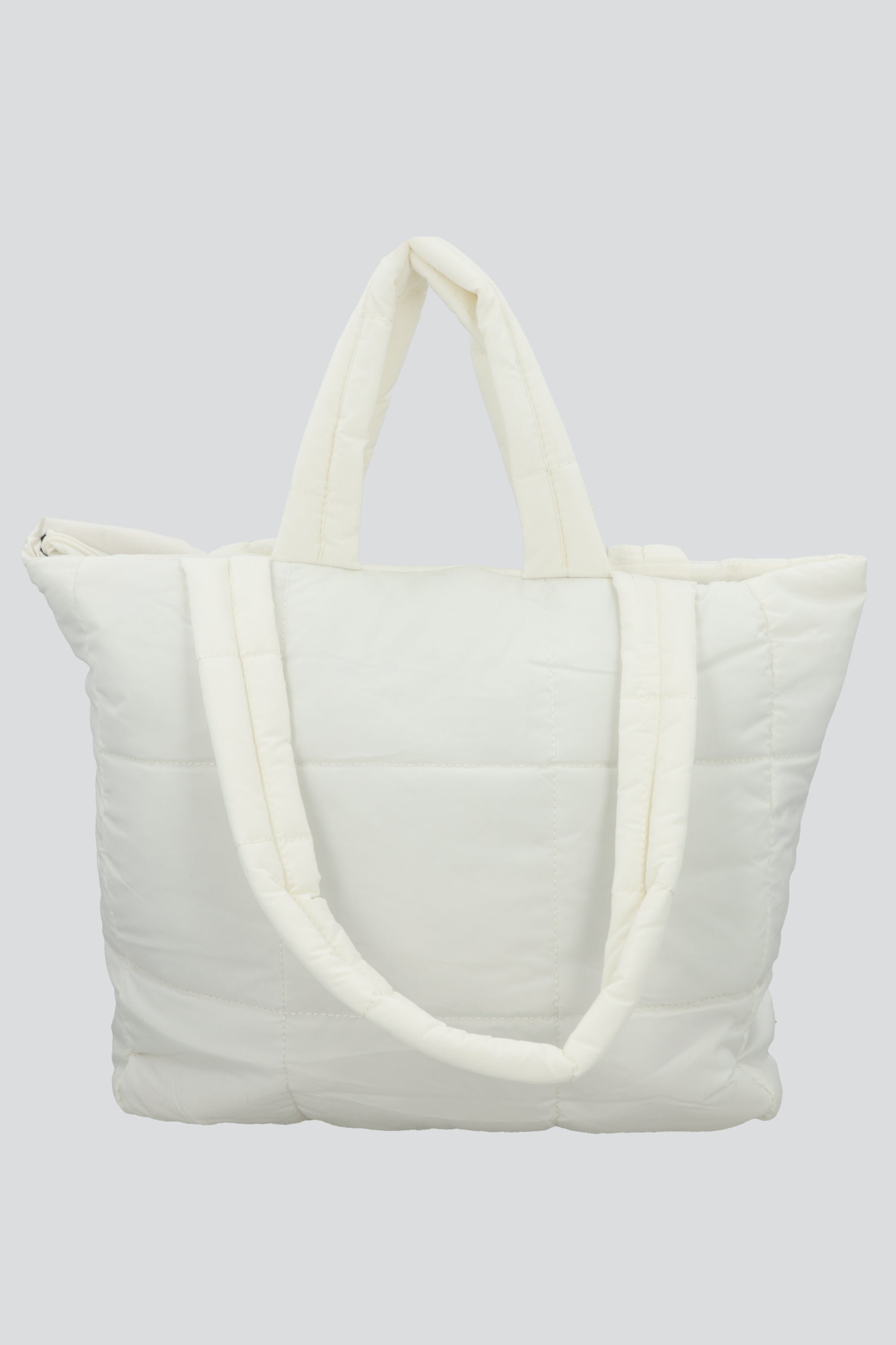 Bolsa mega tote nylon capitonada HUESO