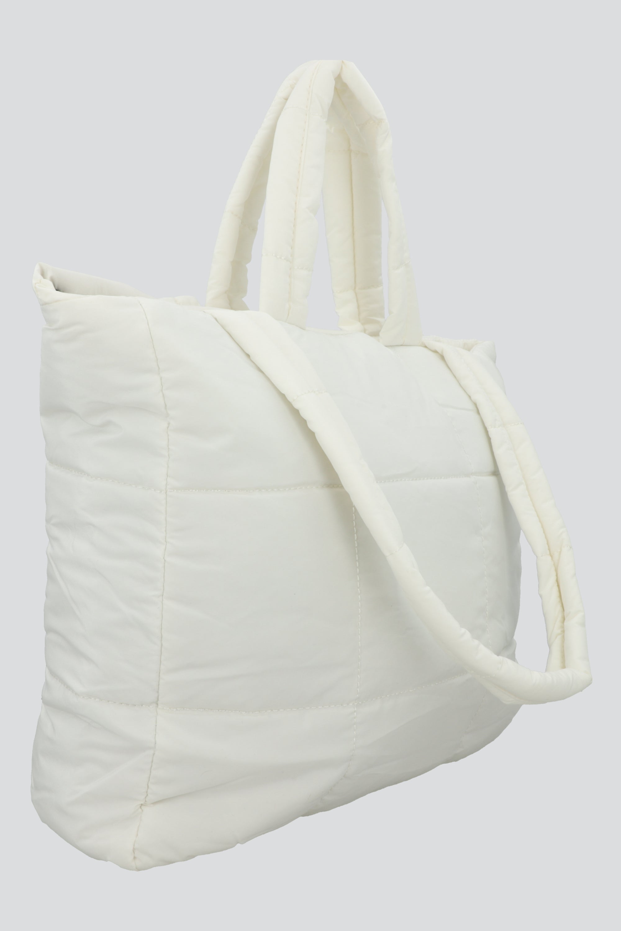 Bolsa mega tote nylon capitonada HUESO
