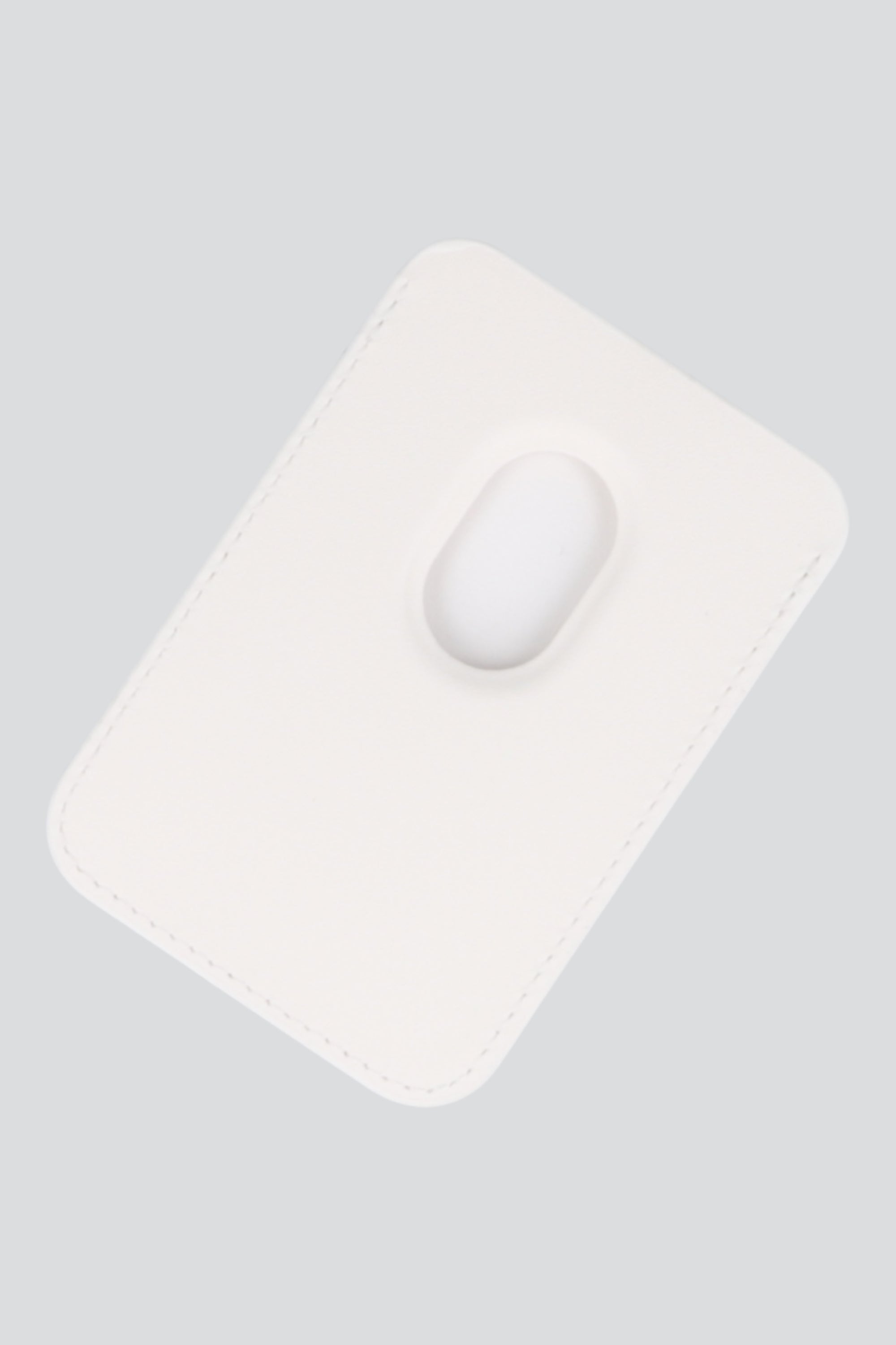 Tarjetero magnético para cel estampado BLANCO