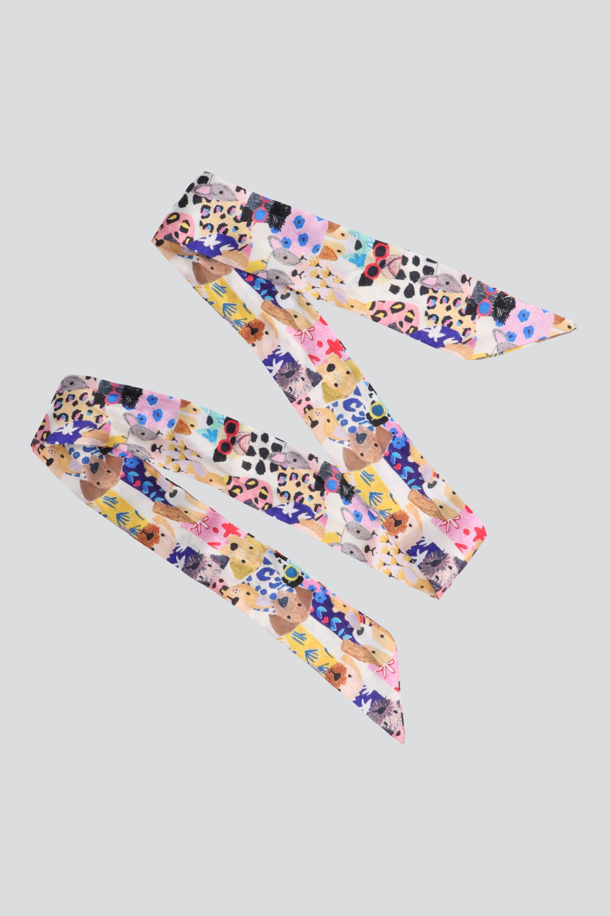 Pañuelo slim print perritos MULTICOLOR