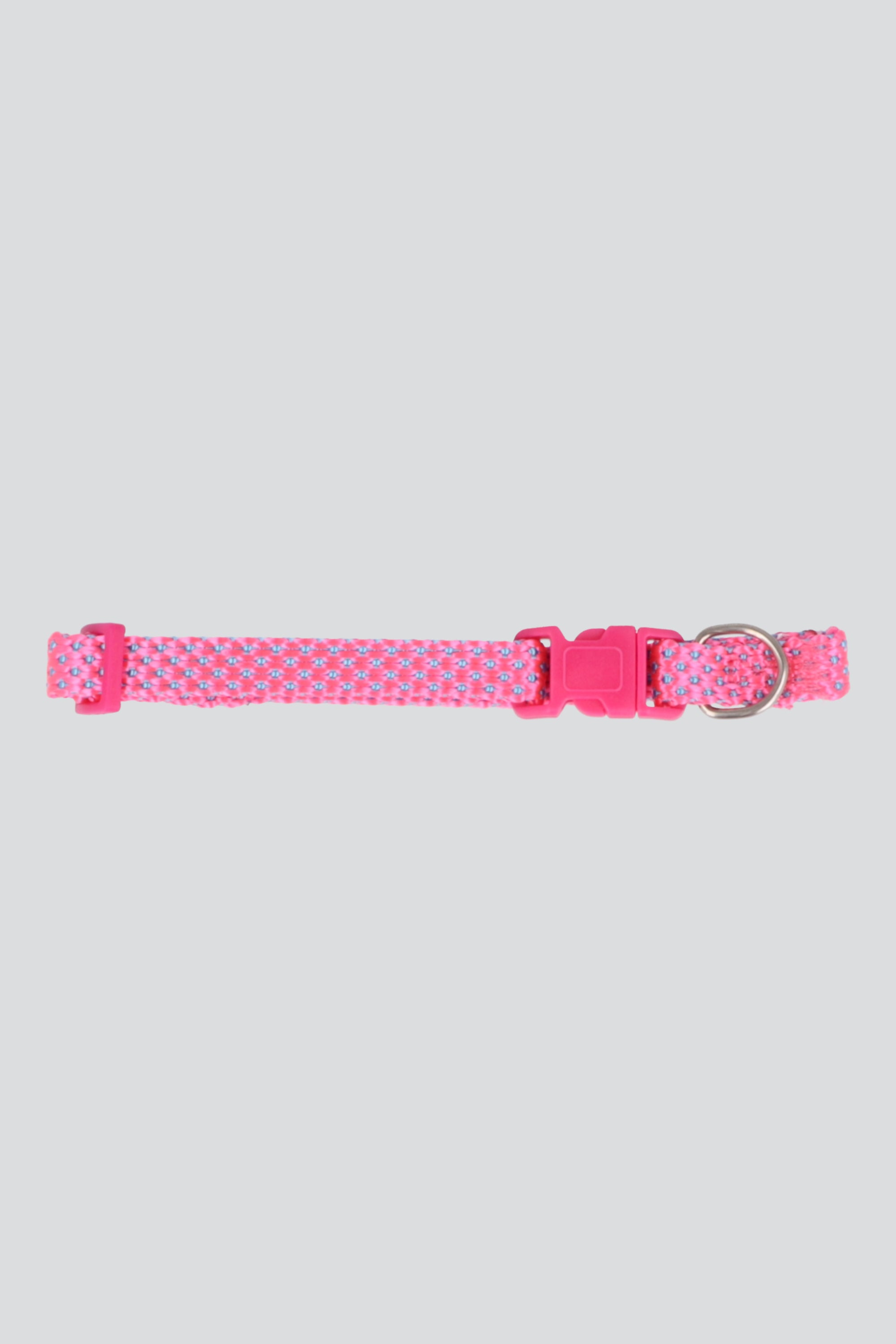 Collar mascota tejido neon ROSA