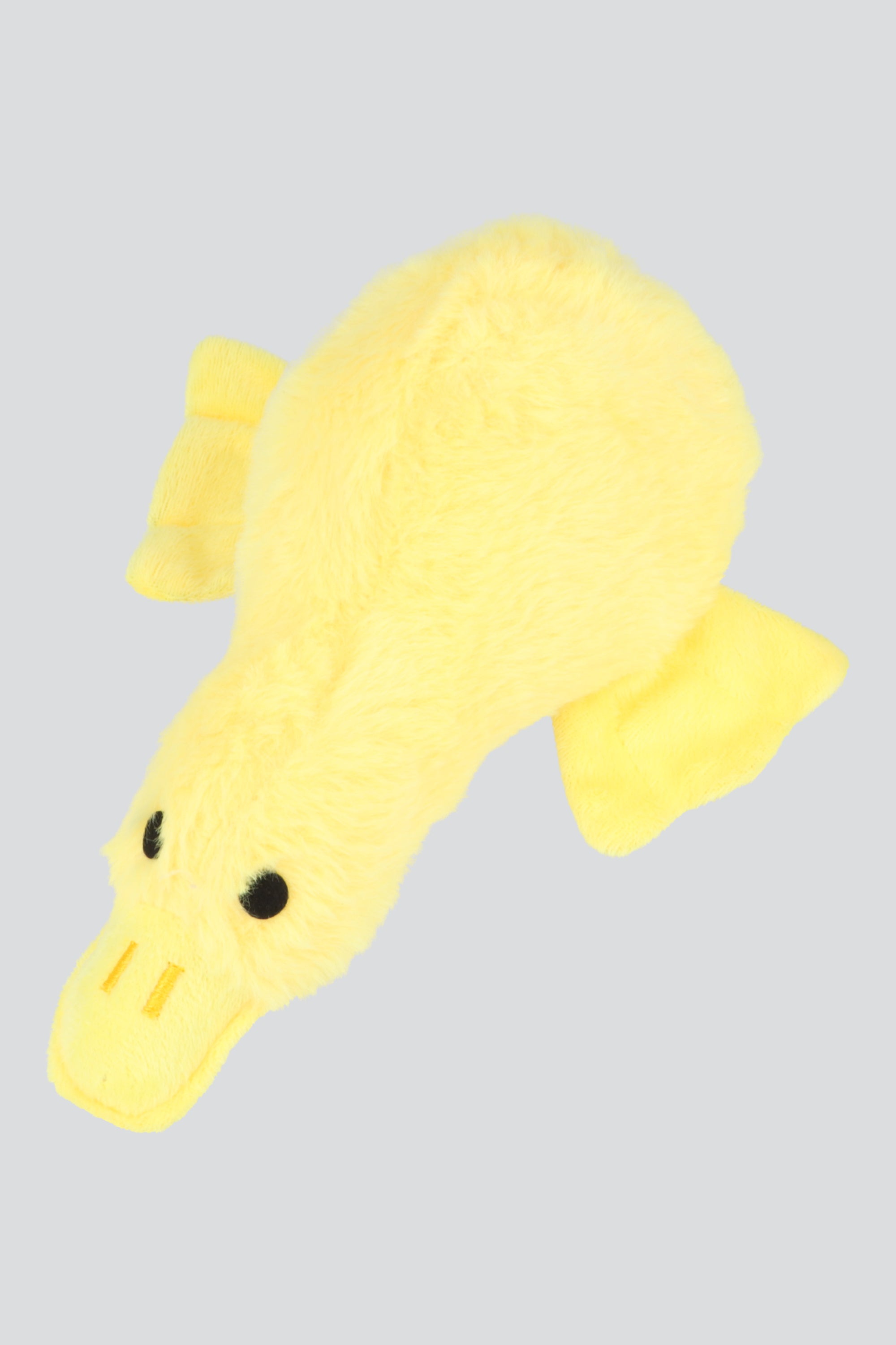 Juguete para perro patito acostado AMARILLO