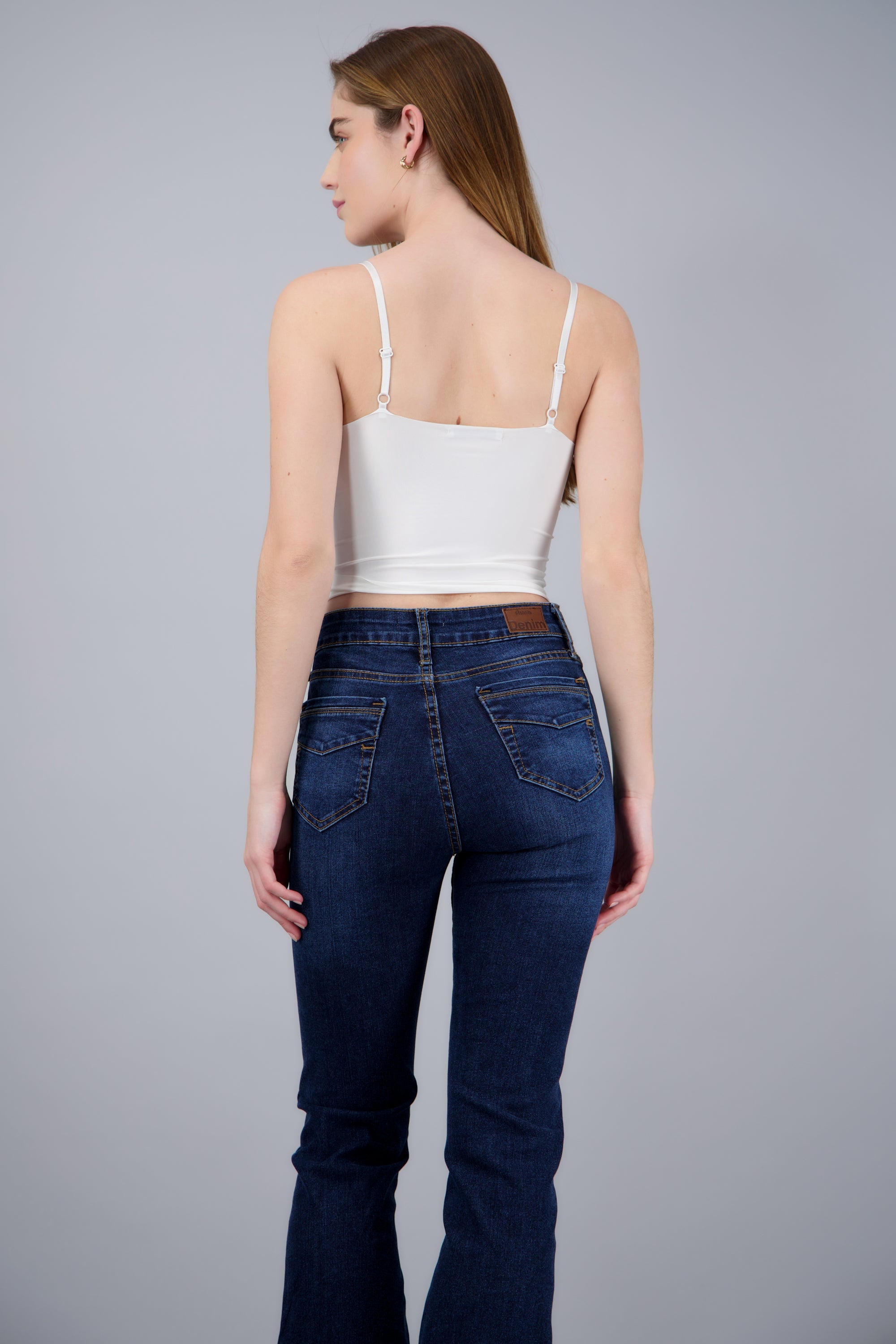 Crop top tirantes copas BLANCO