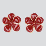 Aretes Flores Esmaltadas