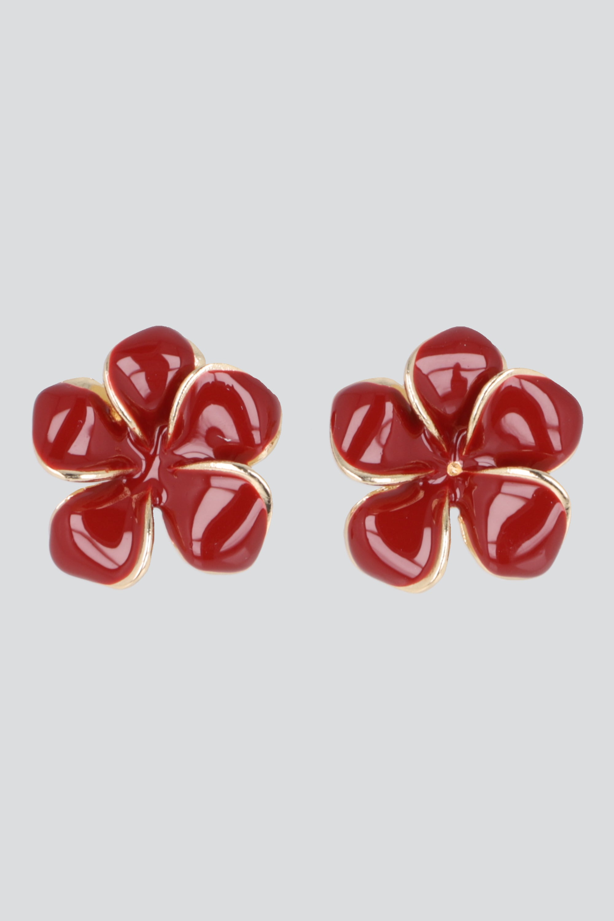 Aretes Flores Esmaltadas
