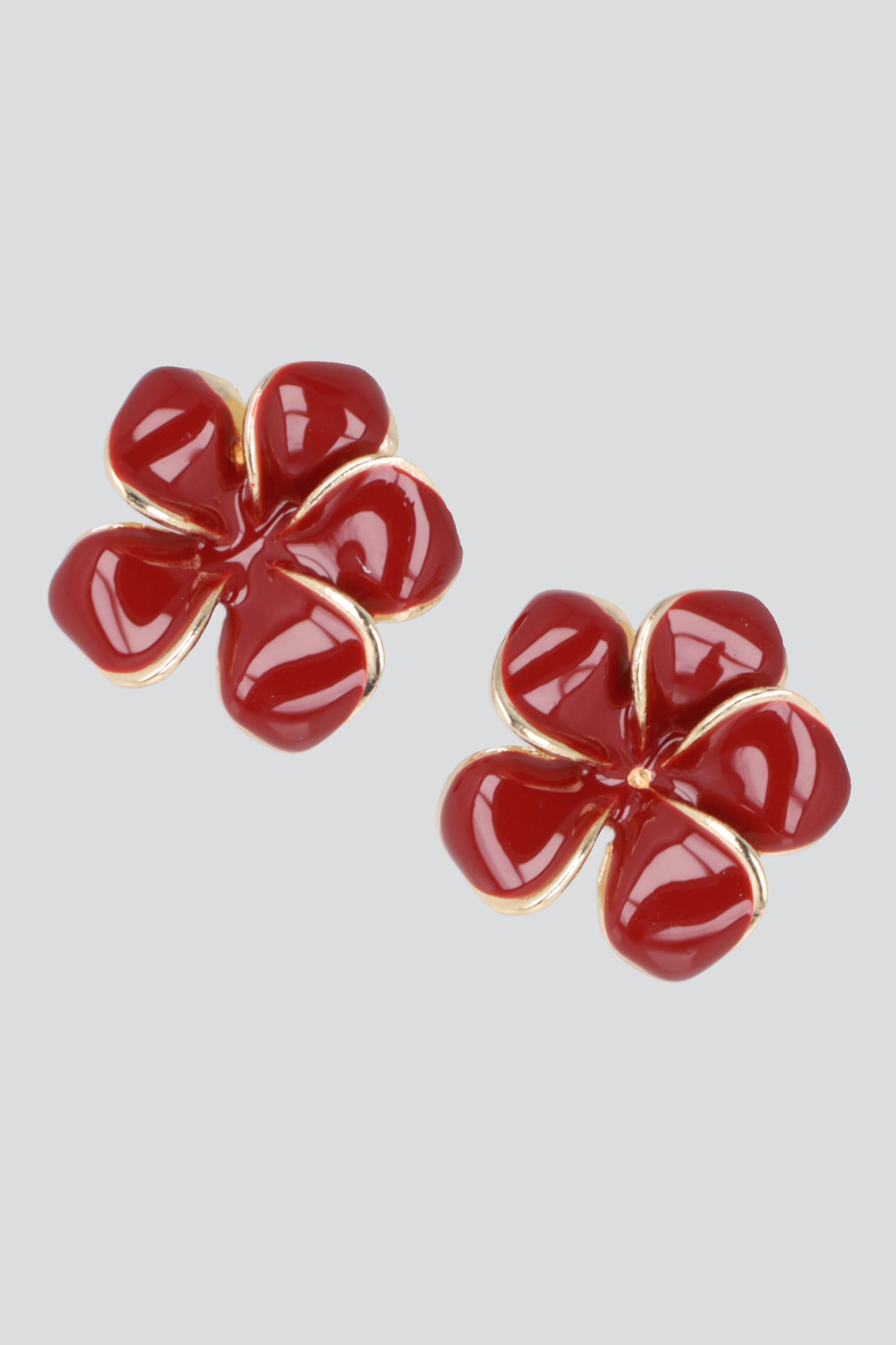 Aretes Flores Esmaltadas