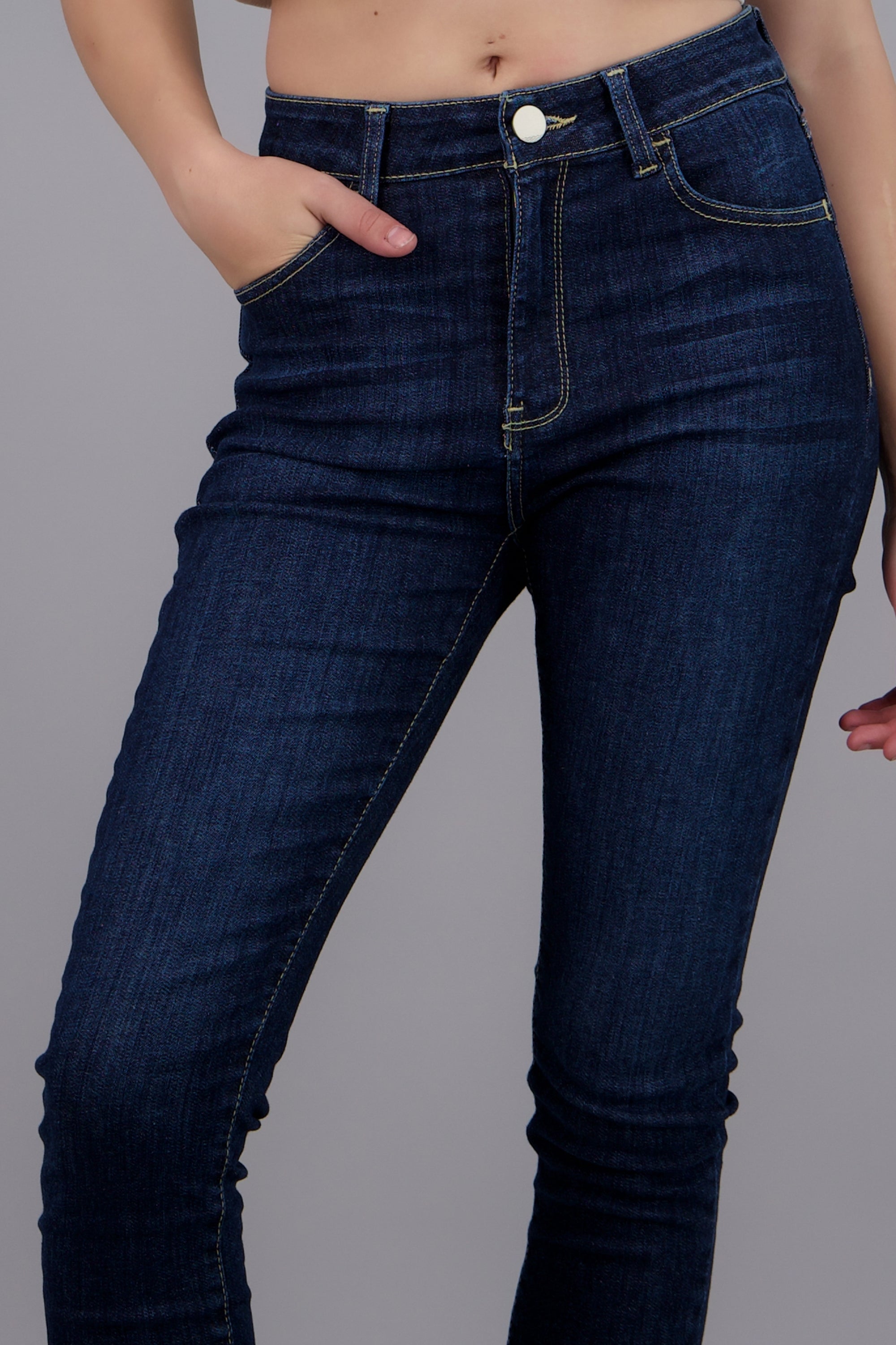 Jeans skinny cropped DARK WASH