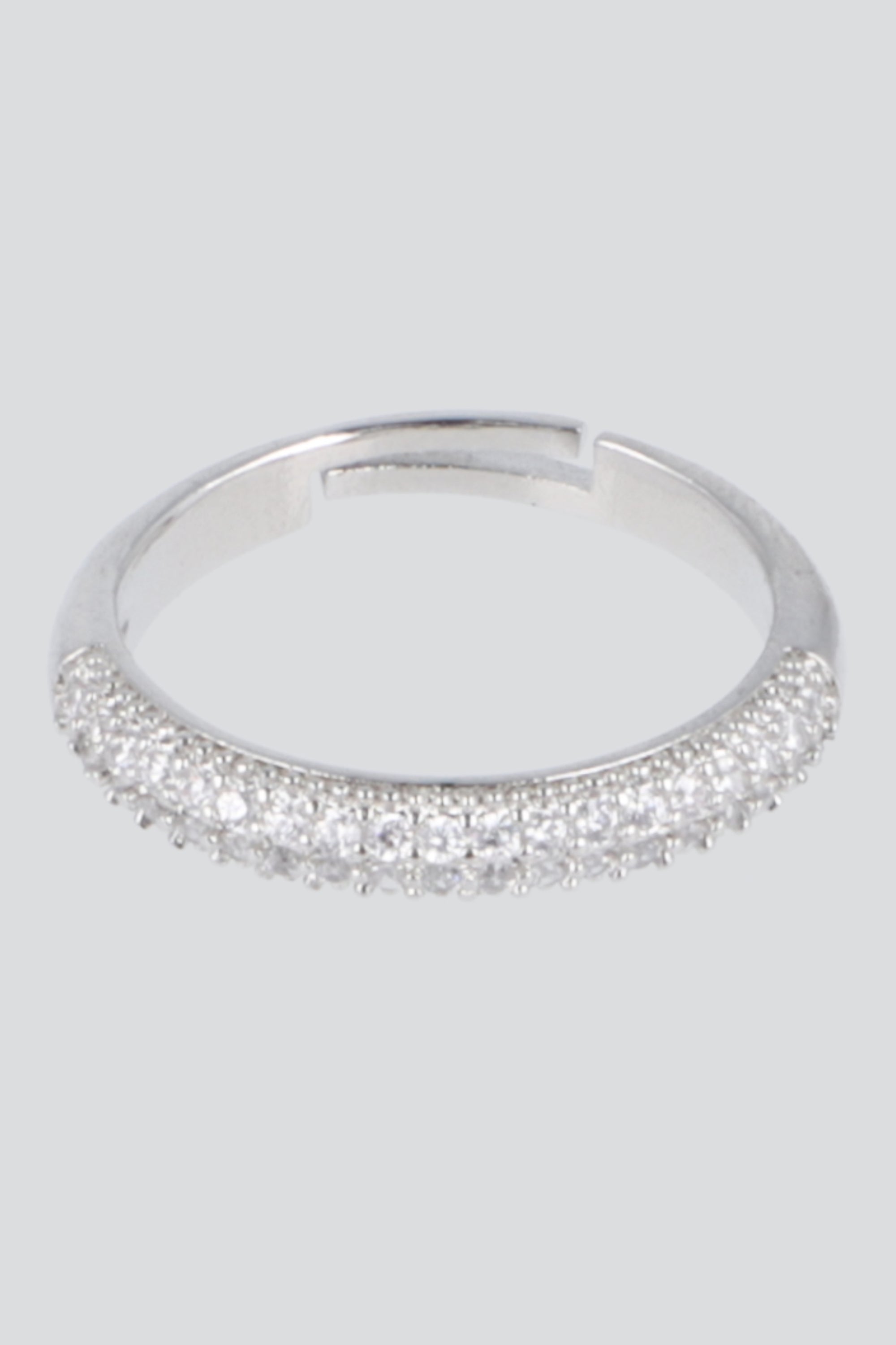 ANILLO SENCILLO BRILLOS PQ PLATA